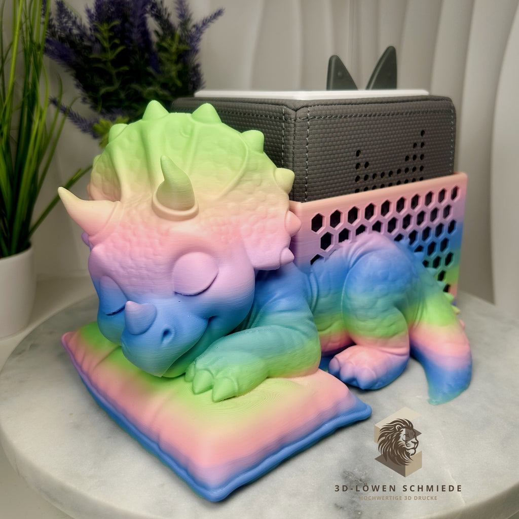 Toniebox Schlummer Spike Halter, passend für Toniebox 1 Halterung mit Ladefunktion, süsse Geschenkidee für kleine Helden