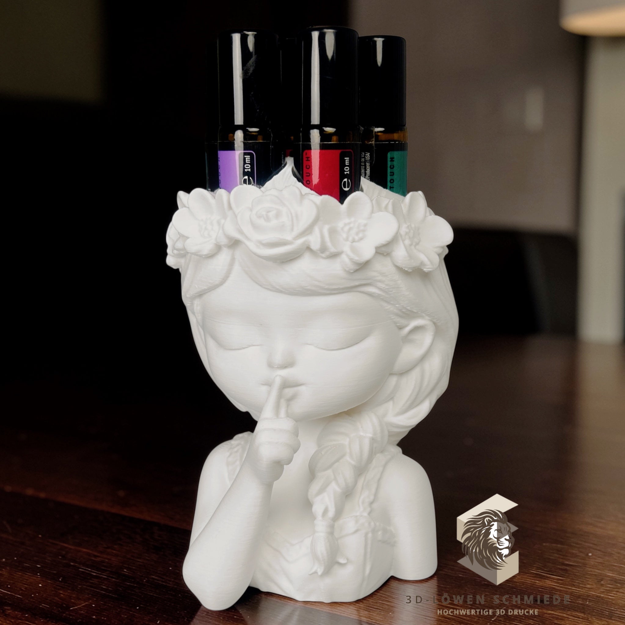 Aufsteller Blumenmädchen für doTERRA Ätherische Öle 7x 10ml Roll On’s, stilvolle und praktische Aufbewahrung