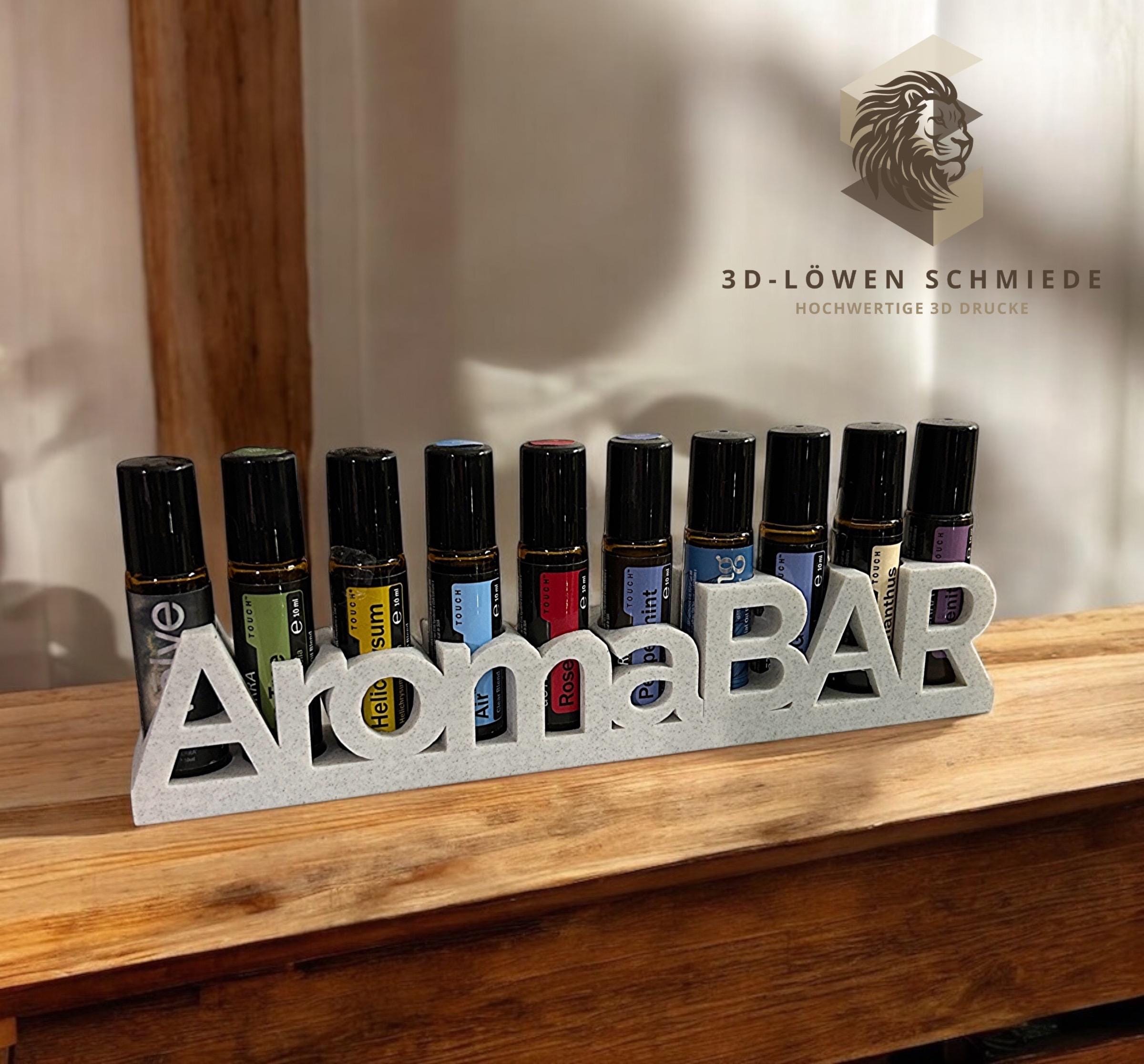 doTERRA Aufsteller AromaBAR für Ätherische Öle Aufsteller oder Regal zum Anhängen Platz für 10x 10ml Touch Roll On, Stilvolle Geschenkidee