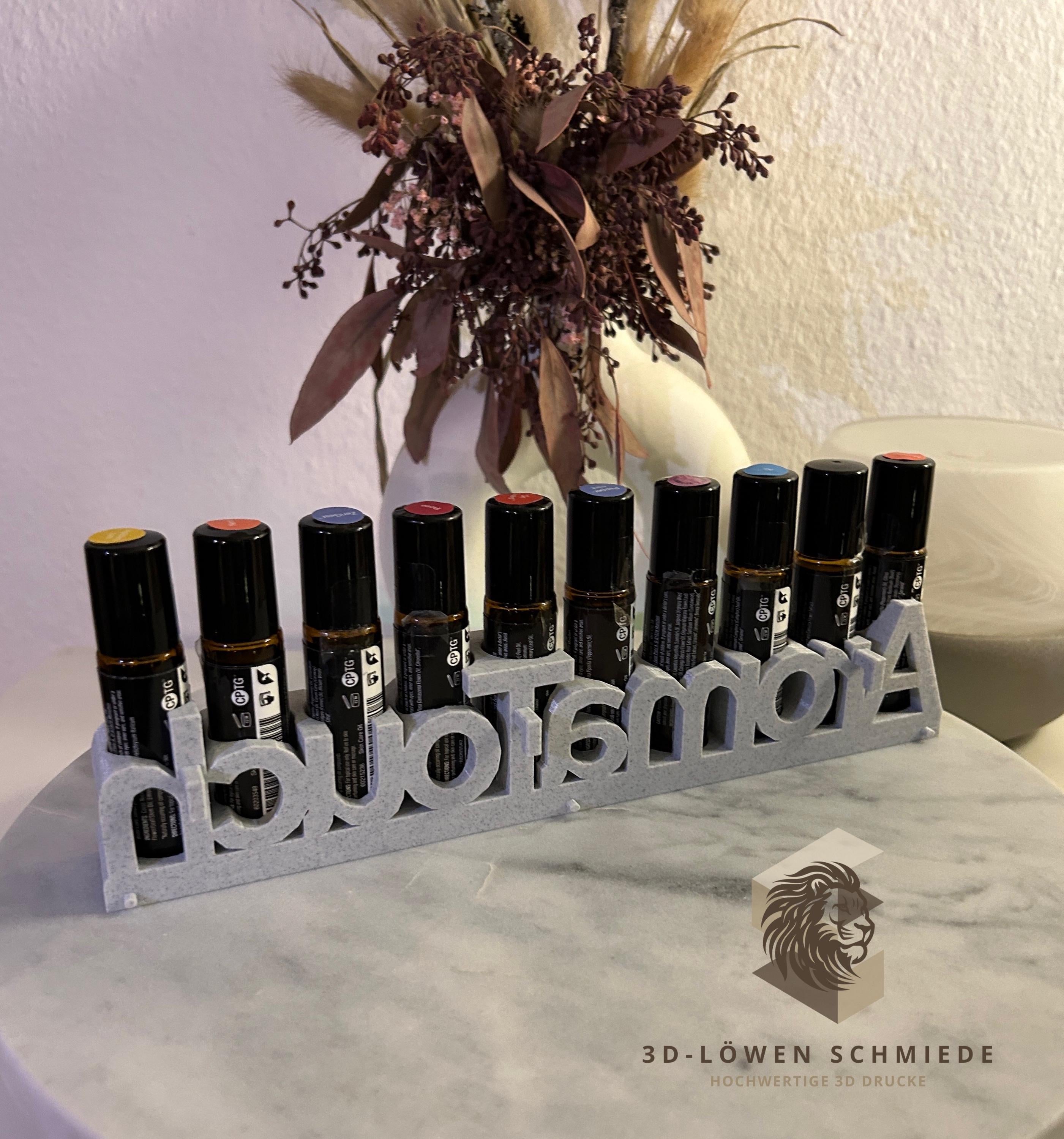doTERRA AromaTouch Austeller Aufbewahrung Ätherische Öle Regal zum Anhängen oder Stehen für Ätherisches Öl für 10ml Touch Roll-On