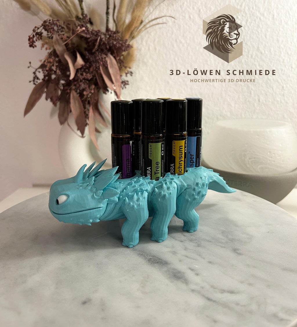 doTERRA Krokodil Aufsteller für Ätherische Öle zum Stehen für 6x 10ml Touch Roll-On