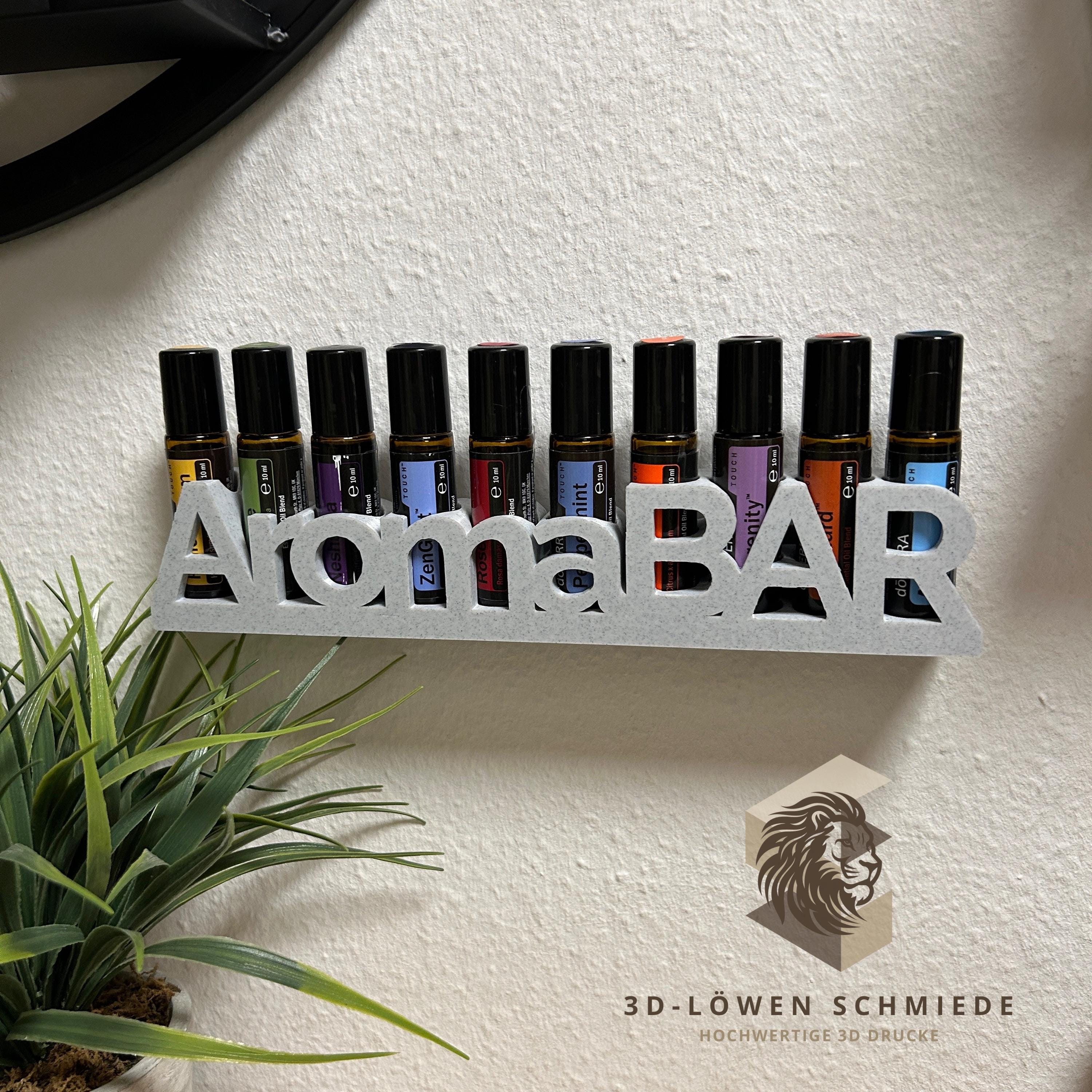 doTERRA Aufsteller AromaBAR für Ätherische Öle Aufsteller oder Regal zum Anhängen Platz für 10x 10ml Touch Roll On, Stilvolle Geschenkidee