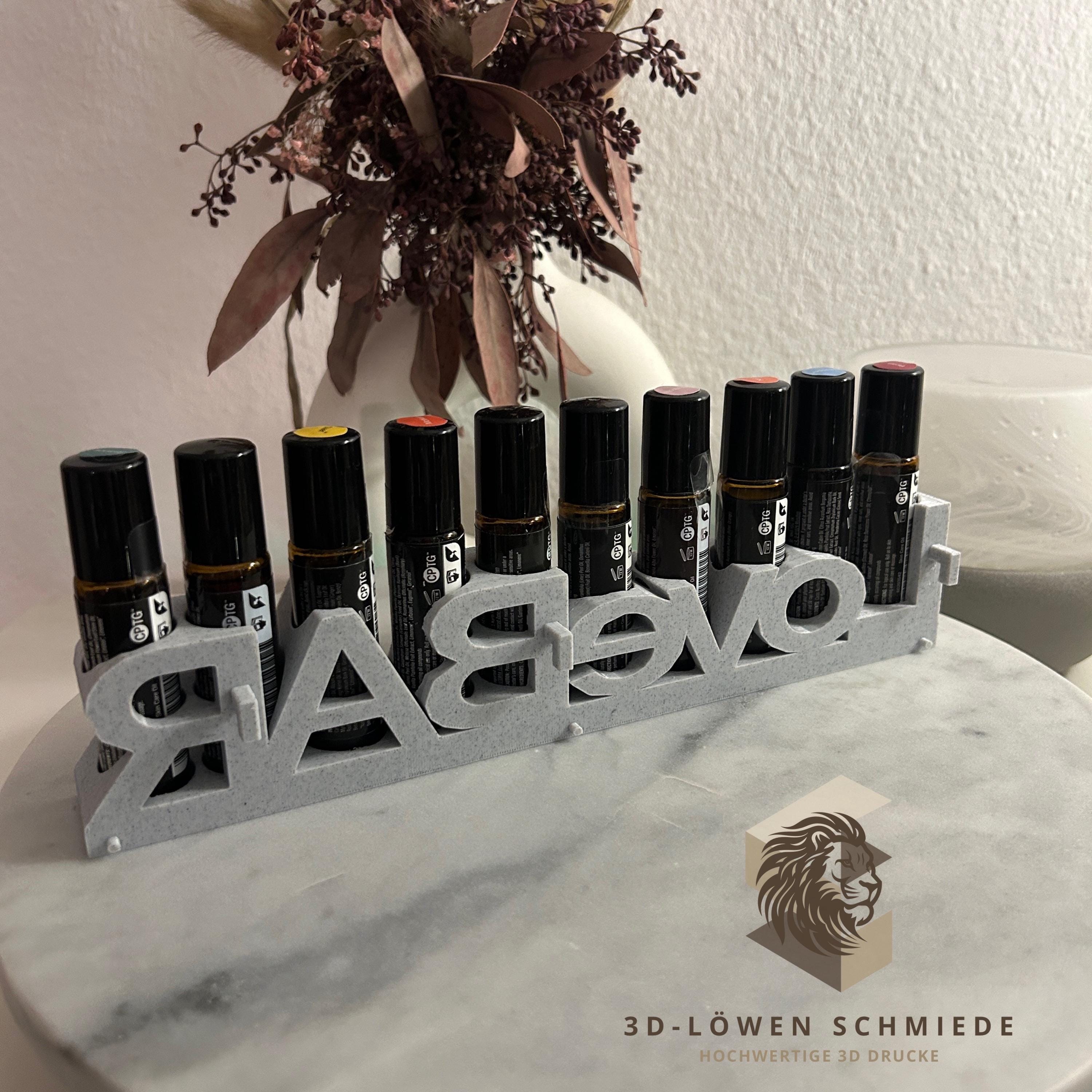 doTERRA Regal für Ätherische Öle LoveBAR Aufsteller Regal zum Anhängen oder Stehen  für Ätherisches Öl für 10ml Touch Roll-On