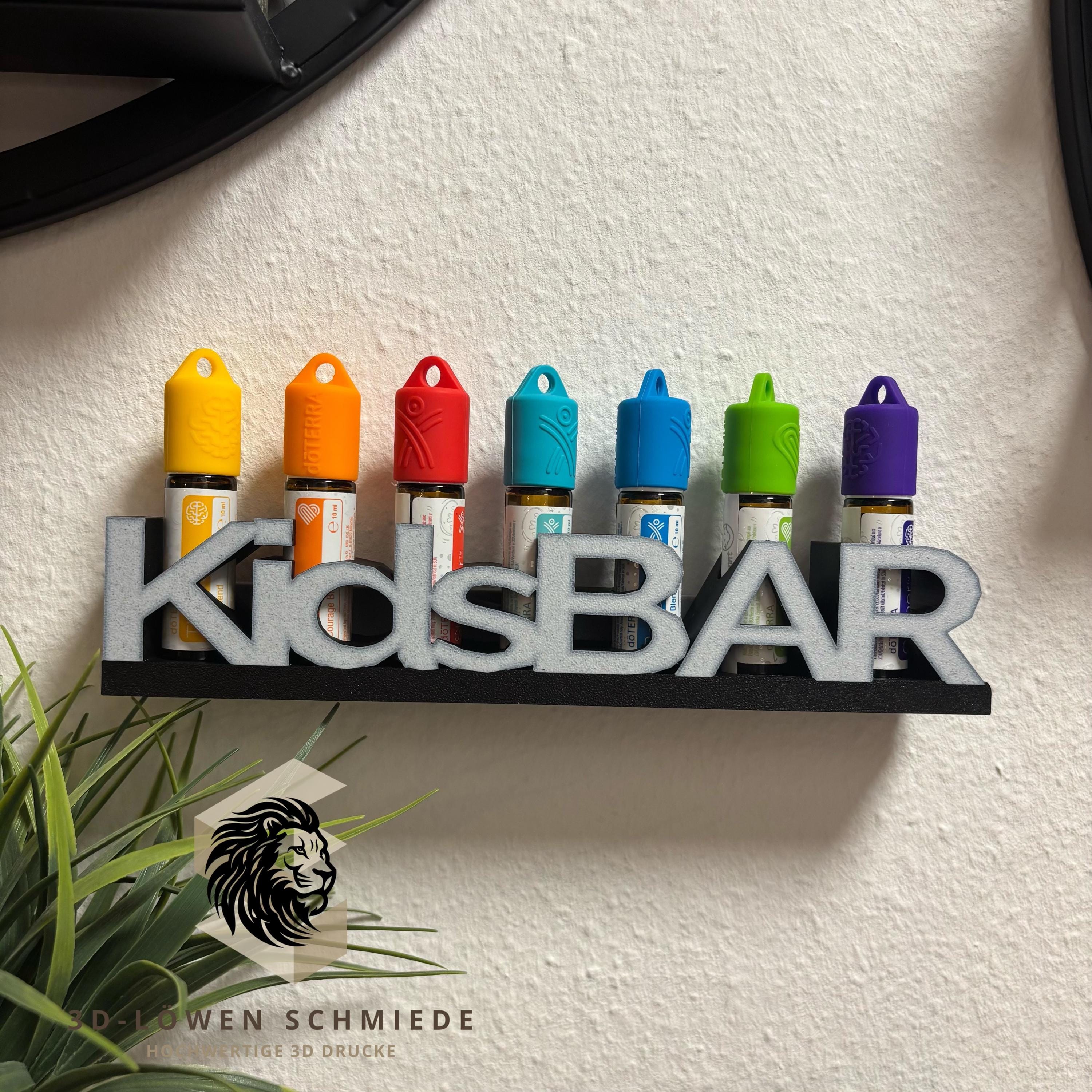 doTERRA KidsBar Aufsteller Regal zum Anhängen oder Stellen für Ätherisches Öle 7 Fächer für 10ml Roll-On‘s Touchs