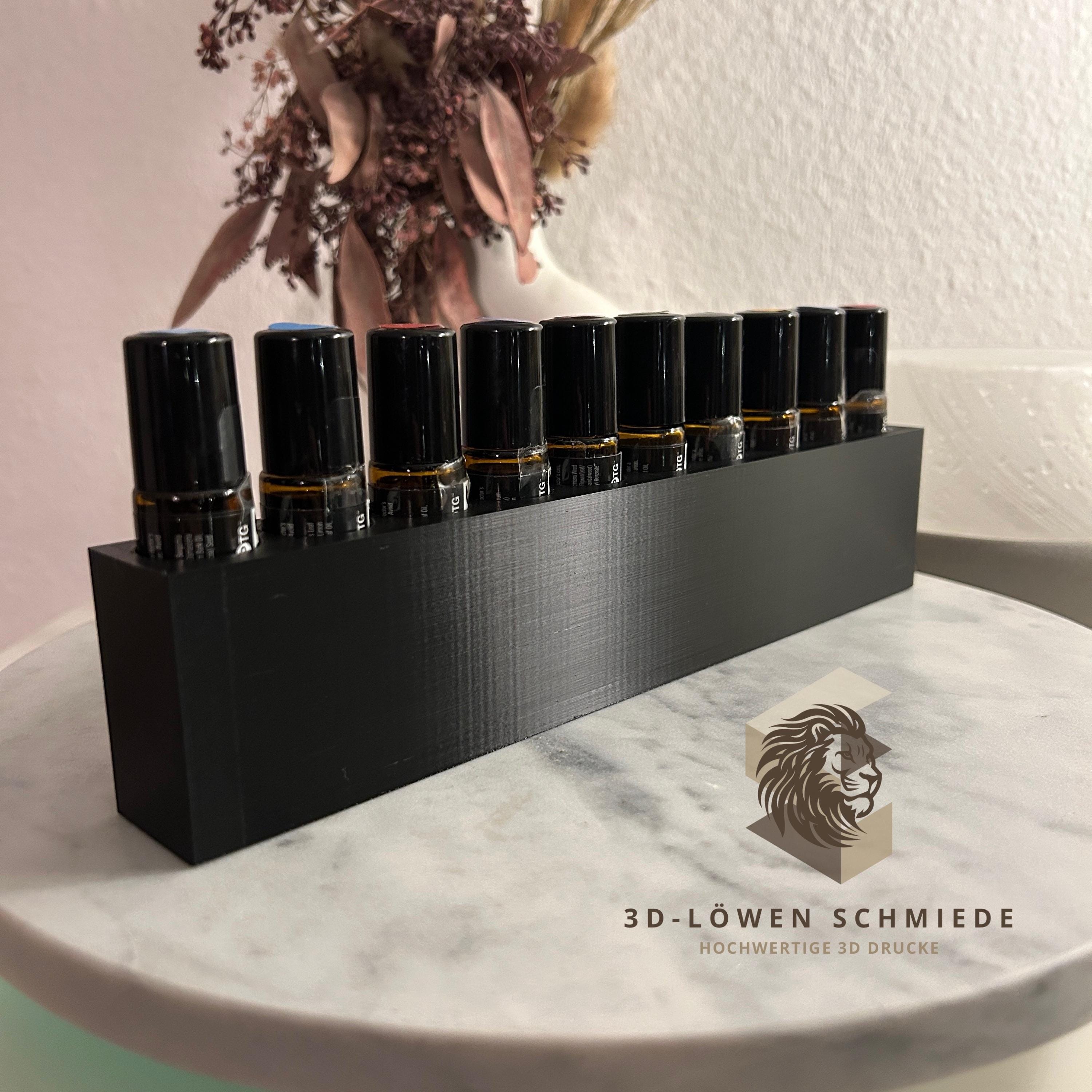 doTERRA Aufsteller / Regal für 10x 10ml Ätherische Öl Touch Roll-On‘s mit Sichtfenster auf die Öle, auch in anderen Farben möglich