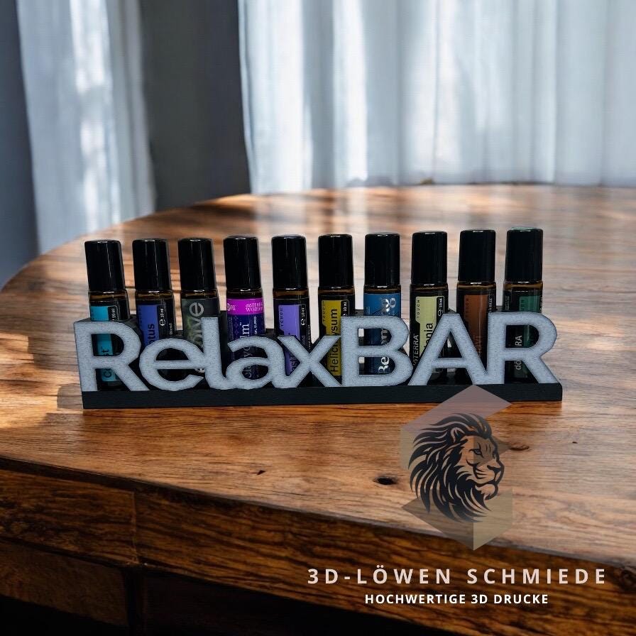 doTERRA RelaxBAR Aufsteller Aufbewahrung oder Regal für Ätherisches Öle Platz für 10x 10ml Roll-On‘s Touchs