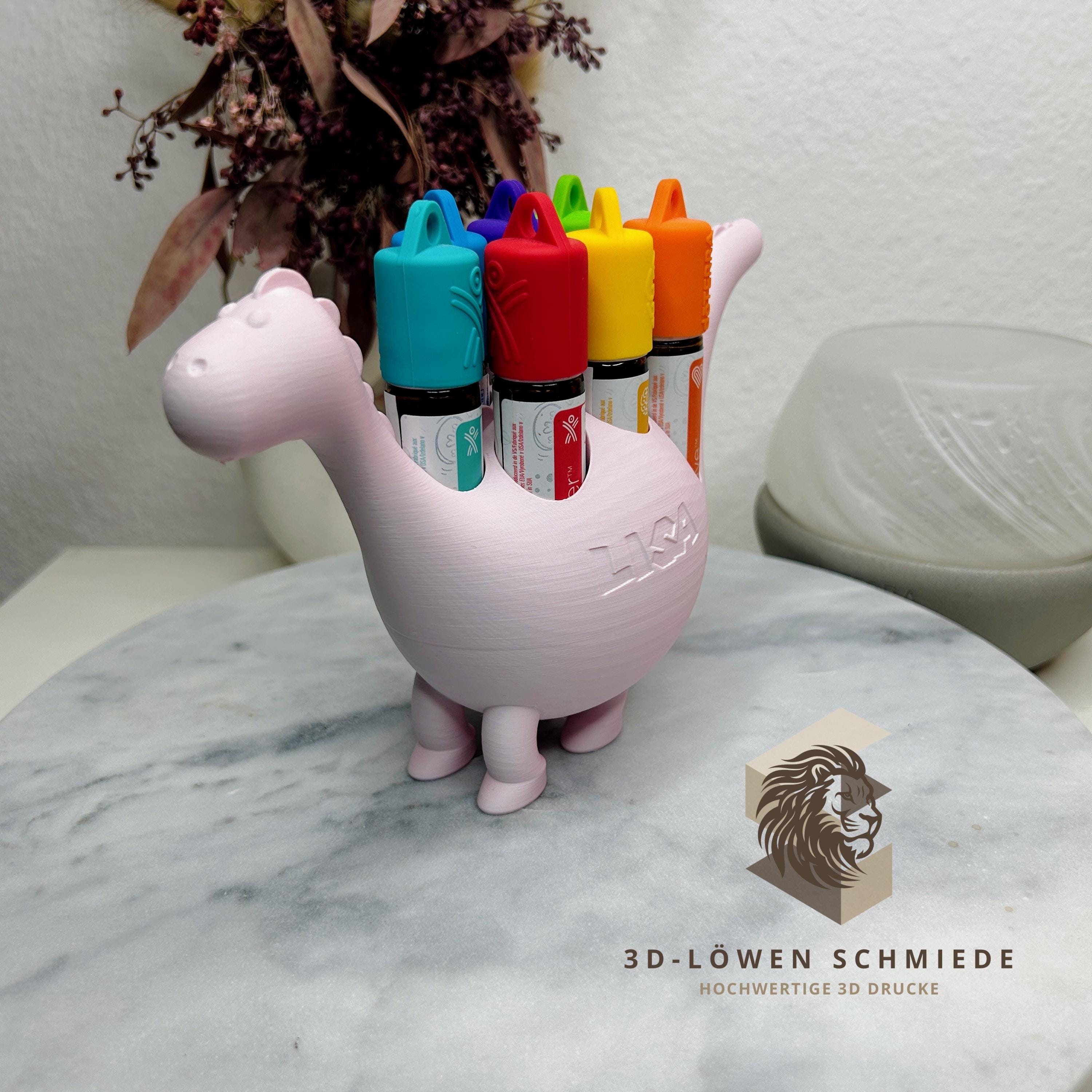 doTERRA Kids Collection Aufsteller für Ätherische Öle - Personalisiert mit ihrem Wunsch Namen für 7x 10ml Roll-Ons