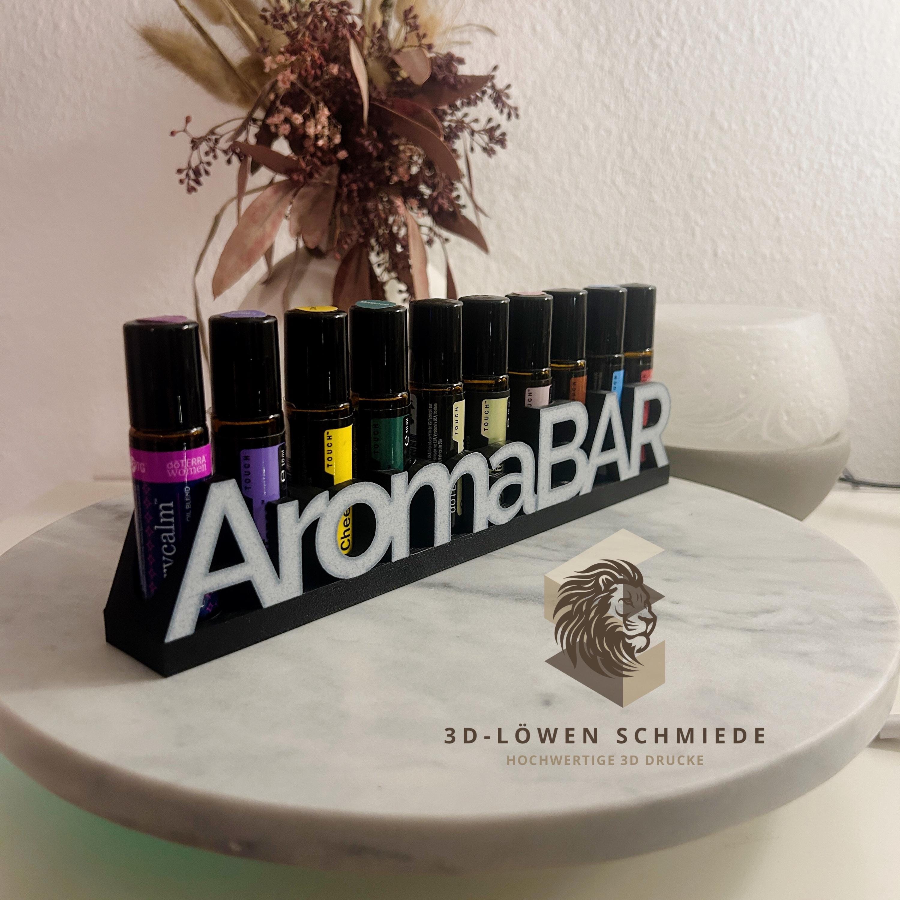 doTERRA Aufsteller AromaBAR für Ätherische Öle Aufsteller oder Regal zum Anhängen Platz für 10x 10ml Touch Roll On, Stilvolle Geschenkidee