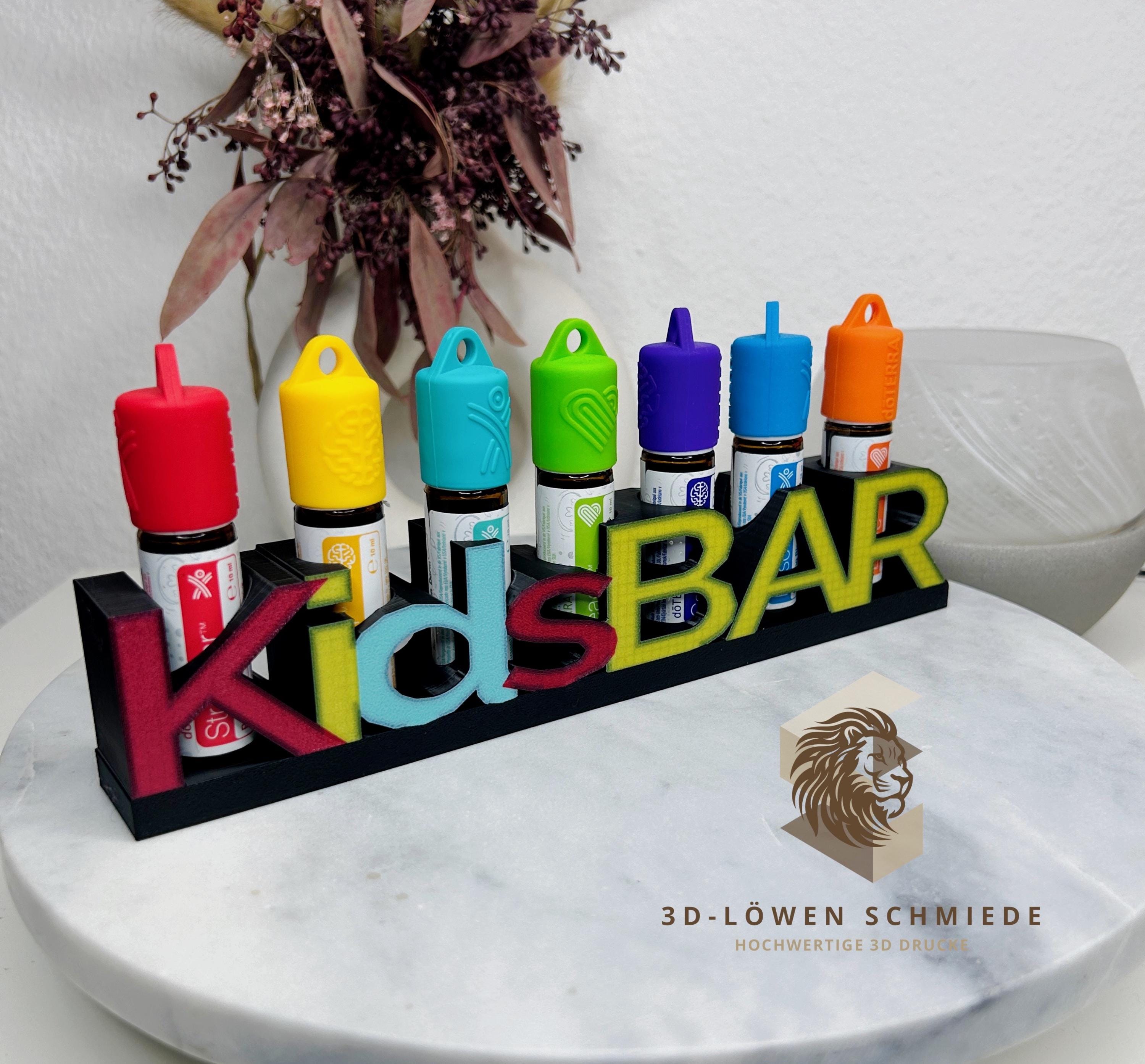 doTERRA KidsBar Aufsteller Regal zum Anhängen oder Stellen für Ätherisches Öle 7 Fächer für 10ml Roll-On‘s Touchs