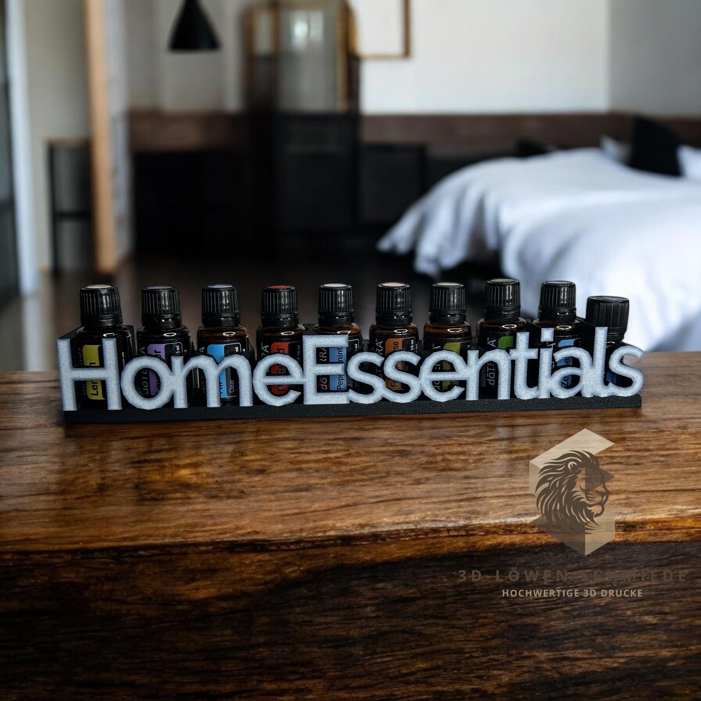 doTERRA Home Essentials / Hausapotheke Regal Aufbewahrung für Ätherische Öle Aufsteller Regal Stehen für 9 x15ml & 1 x 5ml Ätherisches Öl