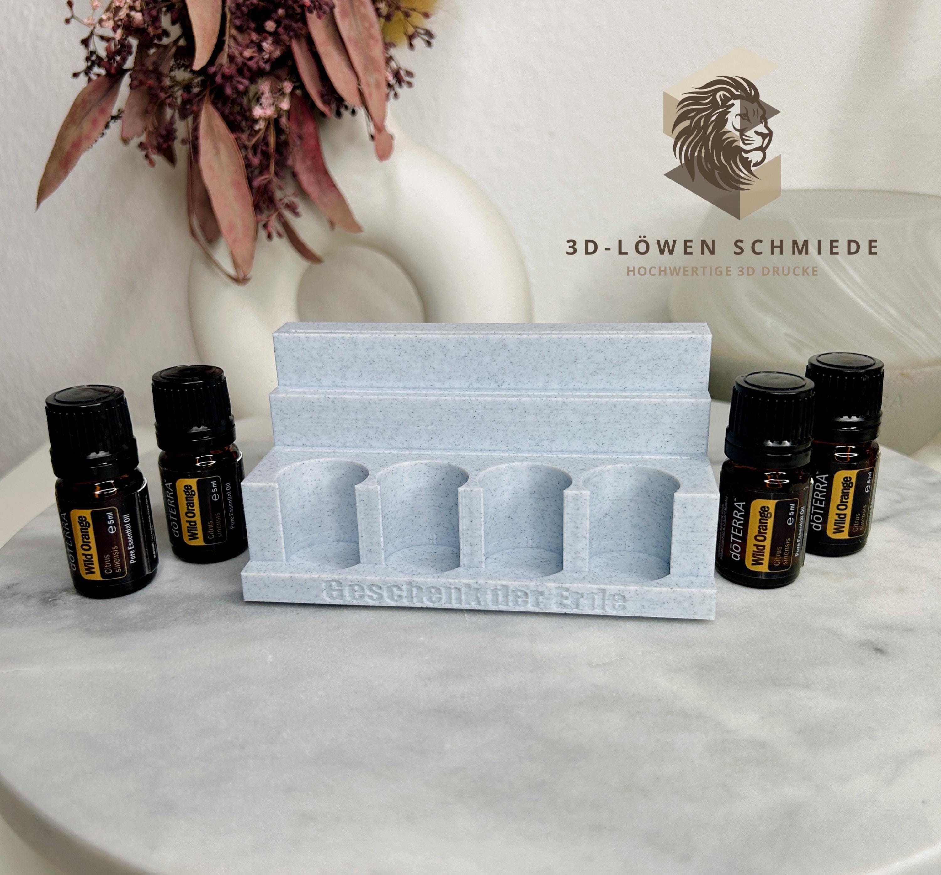 doTERRA Affirmationen / Karten Display Halter für Ätherische Öle & Karten Aufbewahrung Platz für 4x 5ml mit Kartenfach Organizer