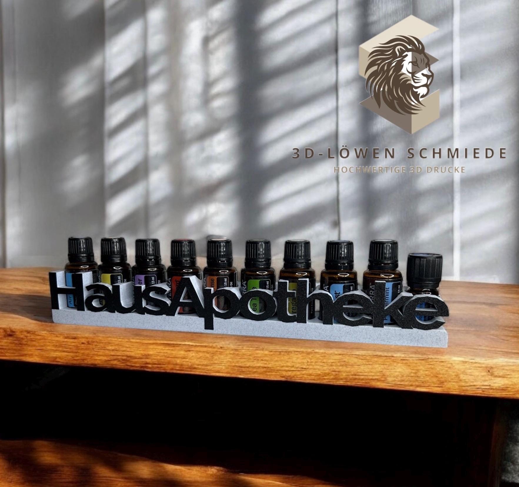doTERRA Hausapotheke Regal Aufbewahrung für Ätherische Öle Aufsteller Regal Stehen für 15ml und 1 mal 5ml Ätherisches Öl