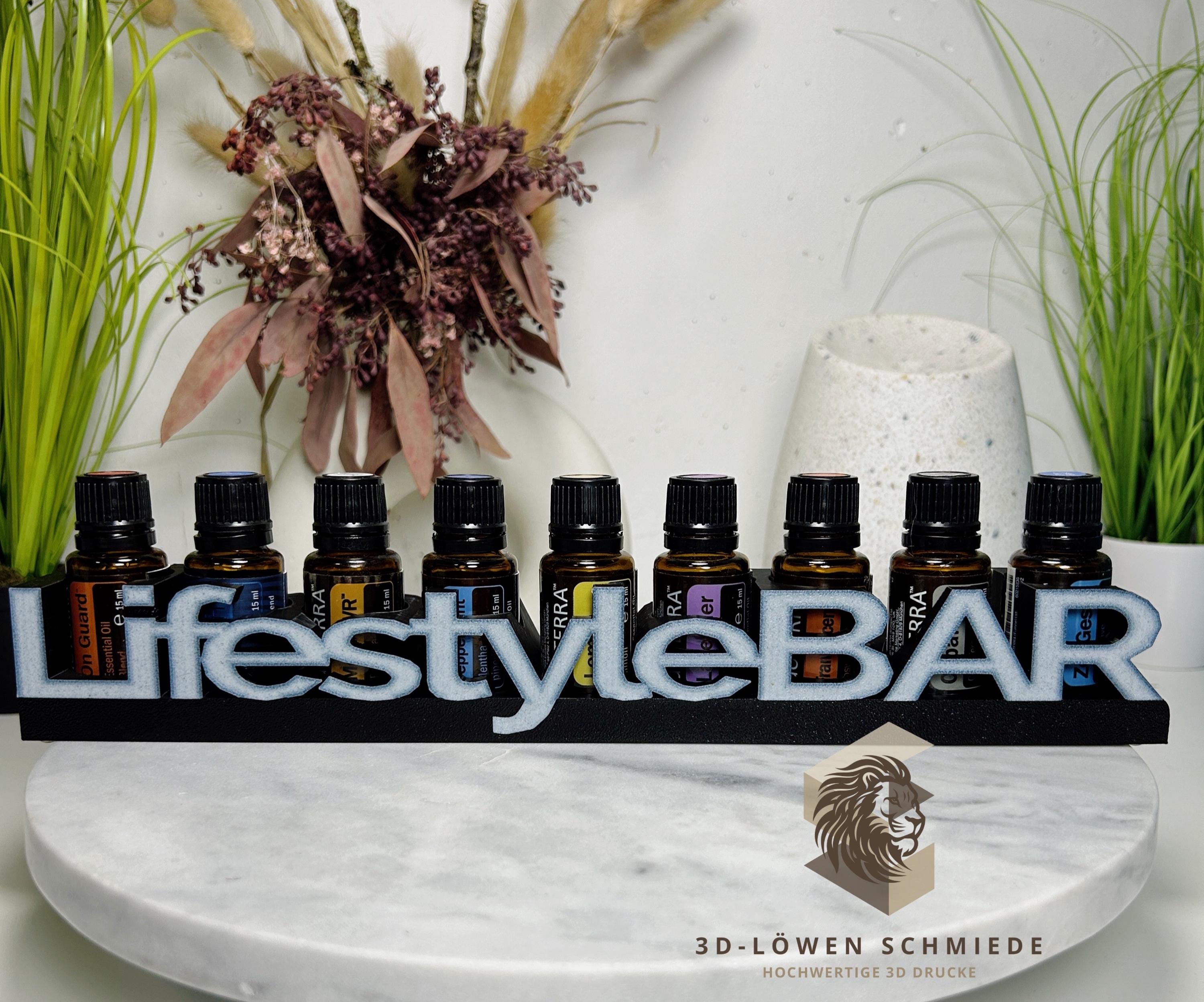 doTERRA LifeStyleBAR Aufsteller / Regal Aufbewahrung für Ätherische Öle für 9x 15ml Fläschen - Geschenkidee - Berater - Organizer
