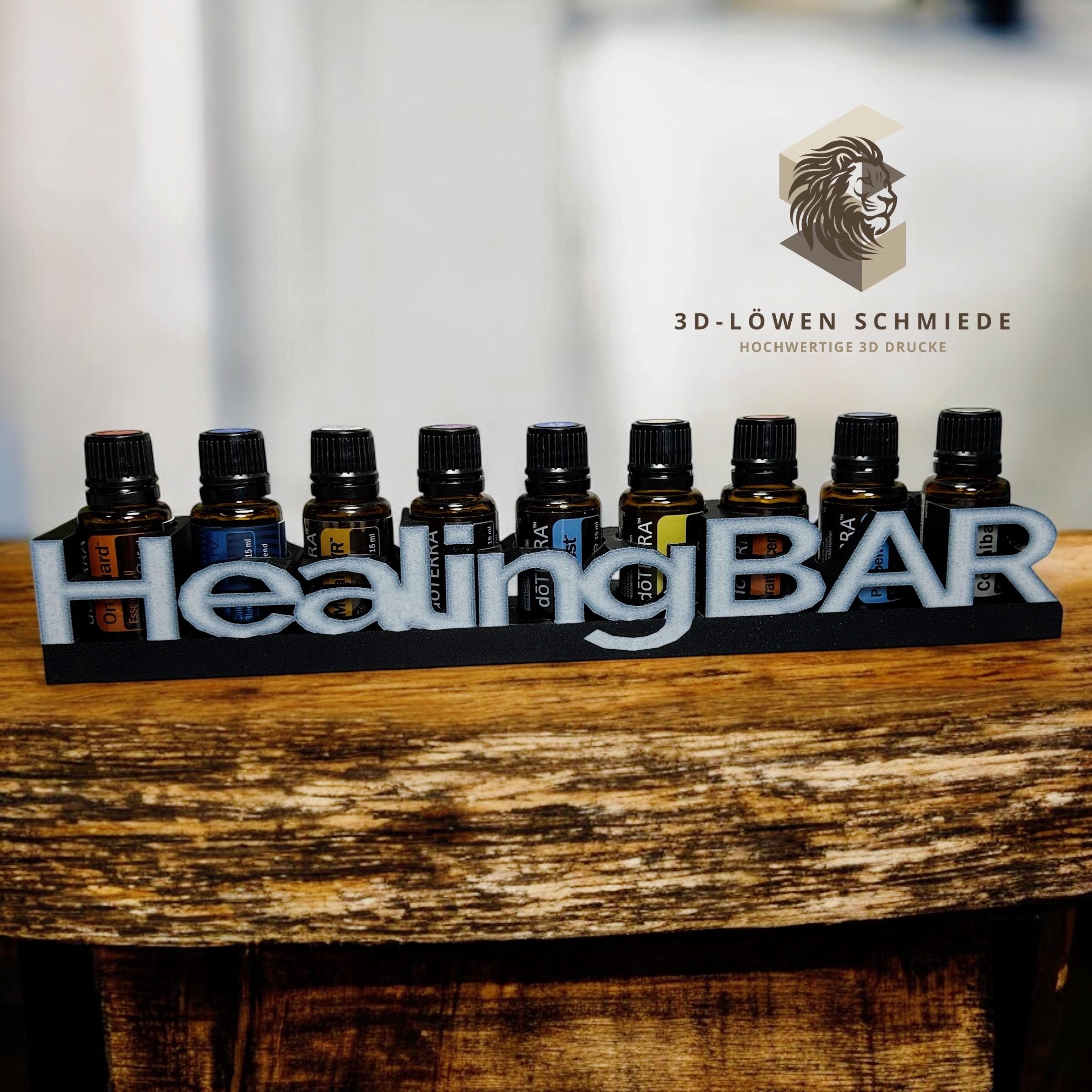 doTERRA HealingBAR Aufsteller / Regal Aufbewahrung für Ätherische Öle für 9x 15ml Fläschen - Geschenkidee - Berater - Organizer