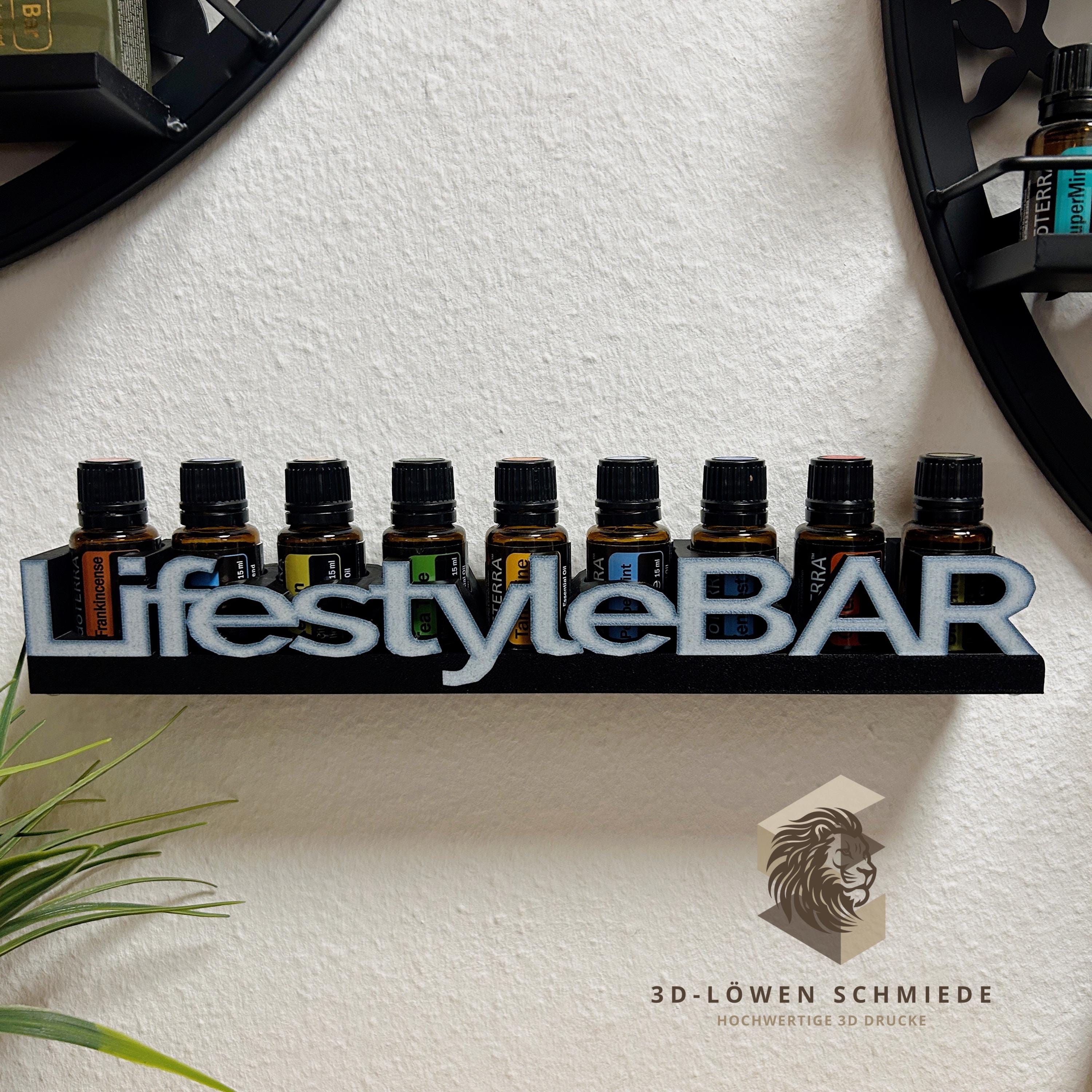 doTERRA LifeStyleBAR Aufsteller / Regal Aufbewahrung für Ätherische Öle für 9x 15ml Fläschen - Geschenkidee - Berater - Organizer