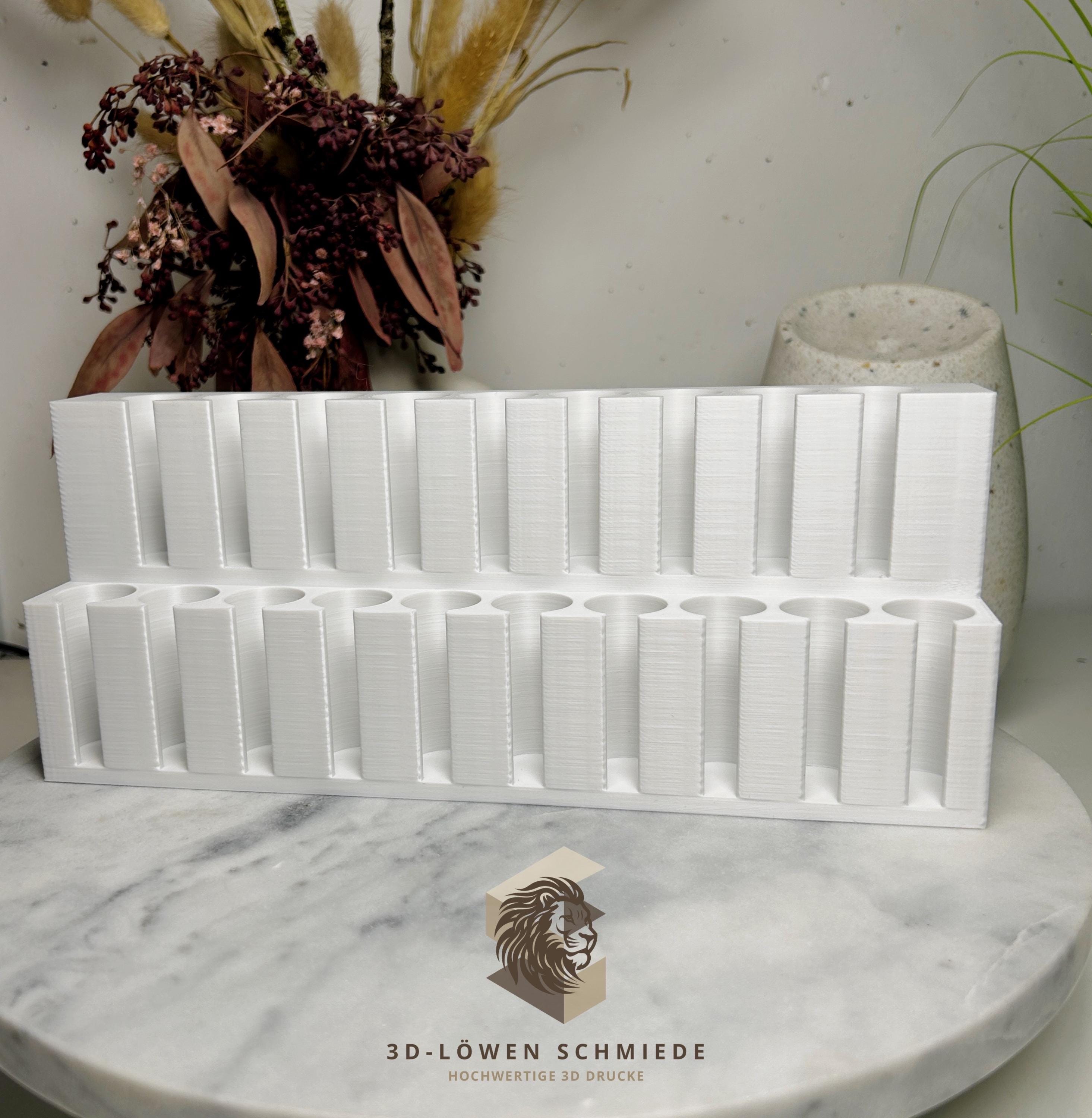 doTERRA Aufsteller für 19x 10ml Ätherische Öle Touch Roll-On‘s mit Sichtfenster auf die Öle / Weiß / auch in anderen Farben