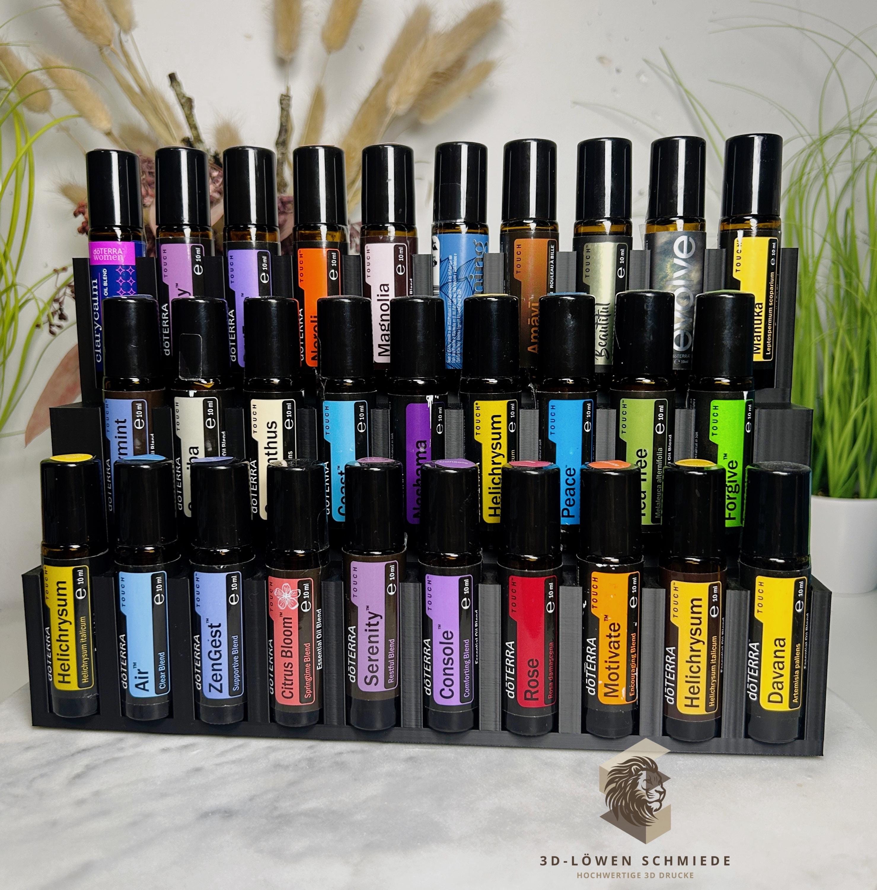 doTERRA Aufsteller für 29x 10ml Ätherische Öle Touch Roll-On‘s mit Sichtfenster - Aufbewahrung - in Schwarz, Weiß, andere Farben anfragen