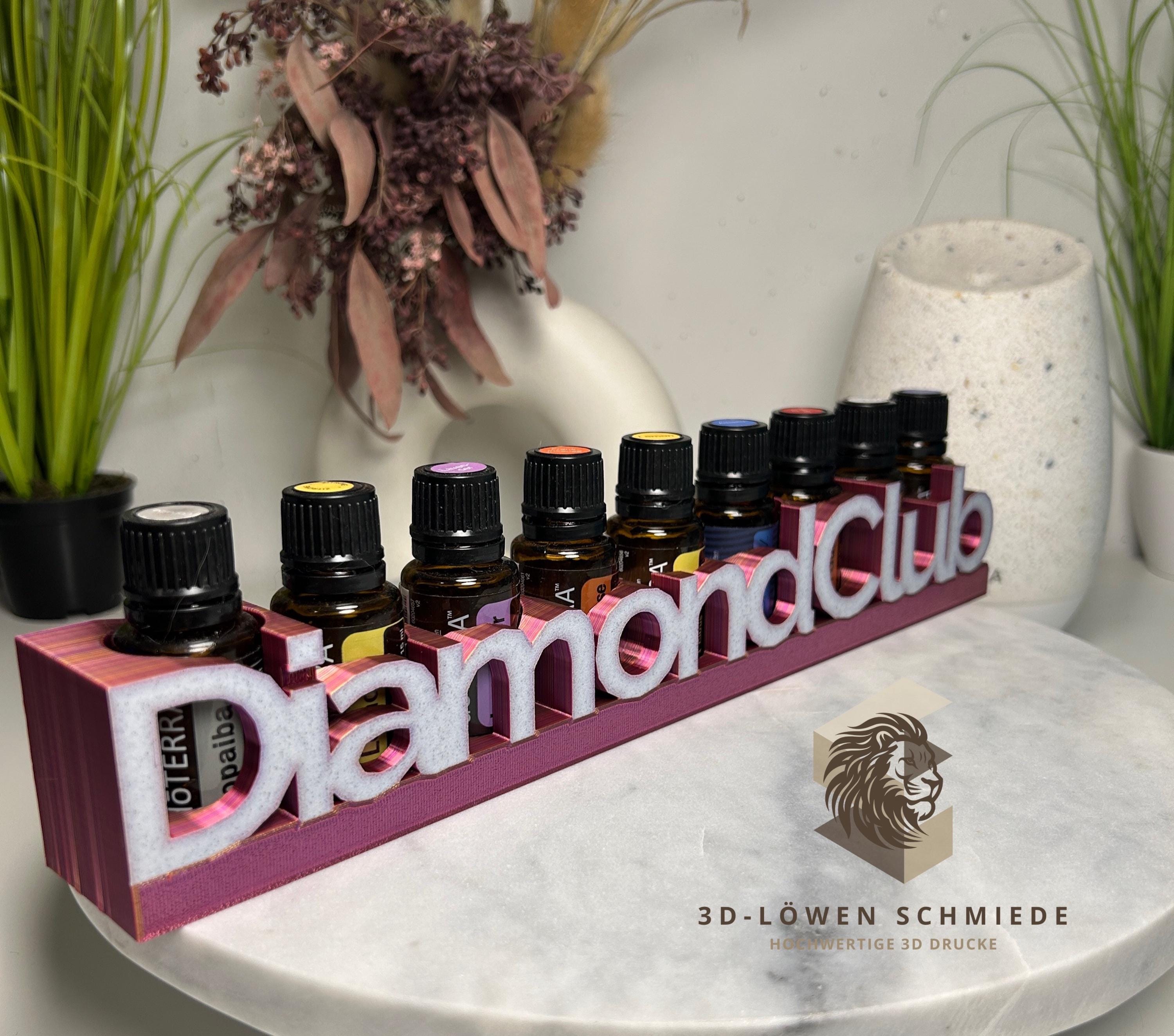 doTERRA DiamondClub Aufsteller / Aufbewahrung für Ätherische Öle Platz für 9 x15ml Stilvoller Aufsteller für Visionäre & Leader