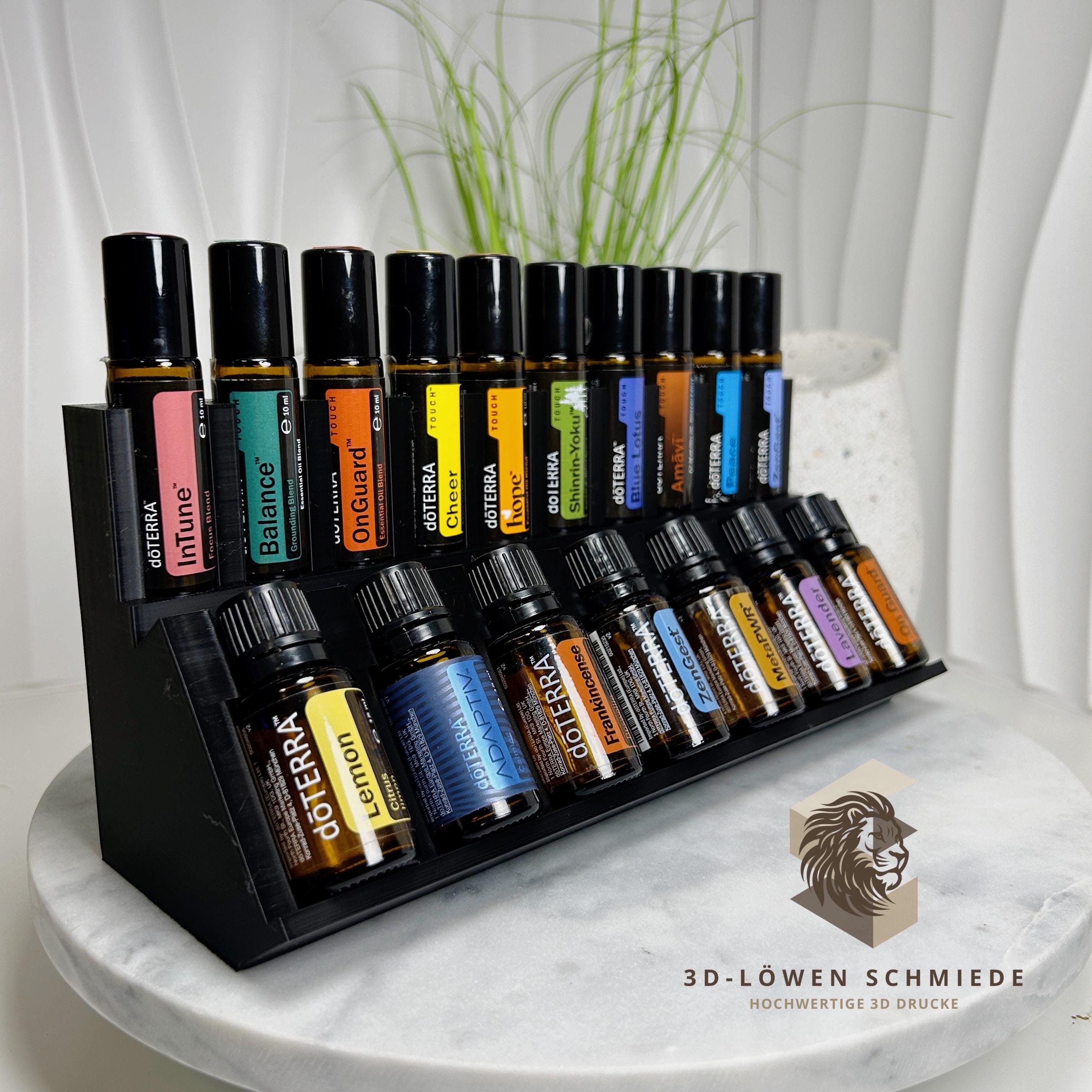 doTERRA Aufsteller Aufbewahrung 10x 10ml / 7x 15ml Ätherische Öle Touch Roll-On‘s - Weiß, Rosa, Schwarz, Beige, andere Farben anfragen