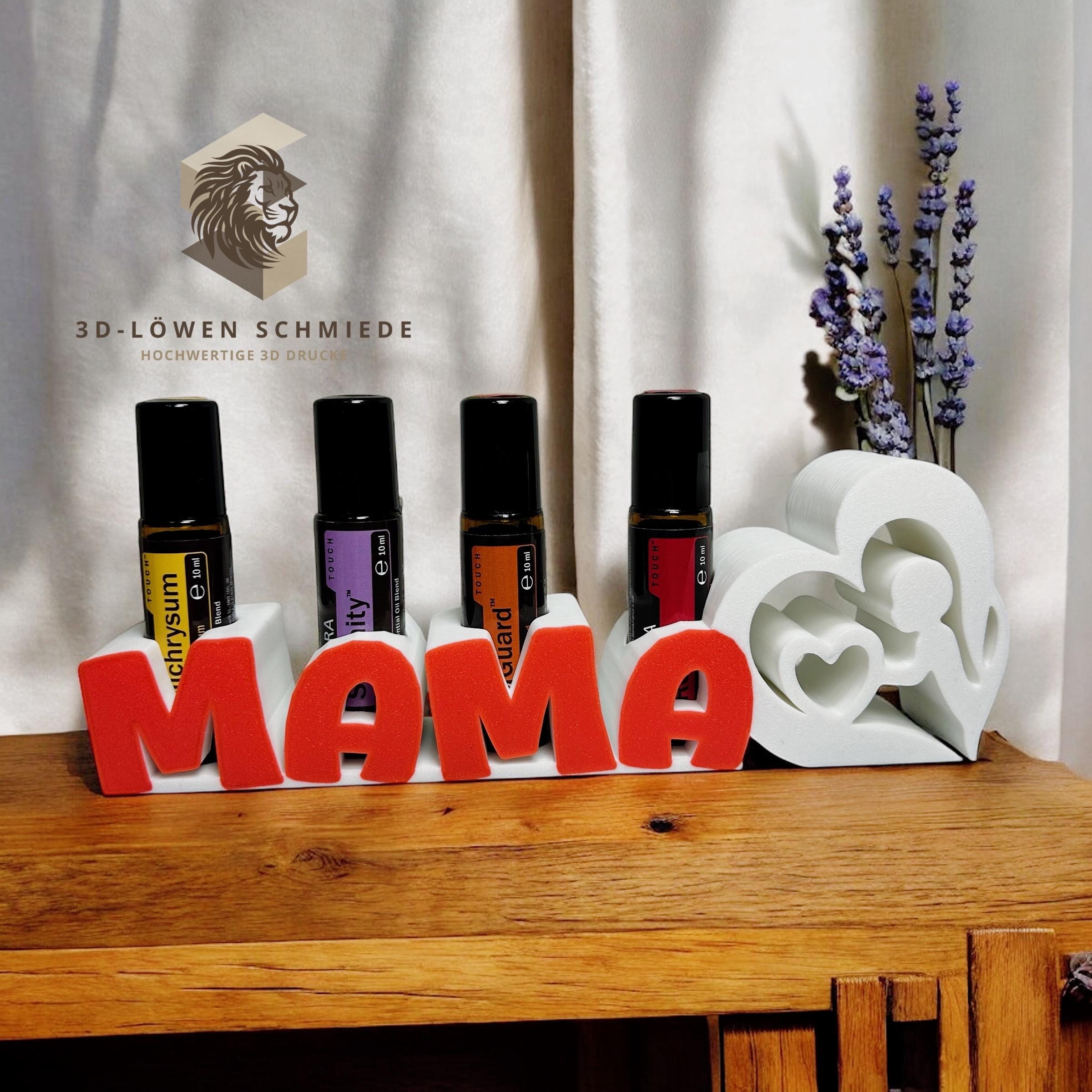 doTERRA Aufsteller für Muttertag Schriftzug „MAMA“ für Ätherische Öle - Geschenkidee - Deko - Liebevolles Muttertagsgeschenk