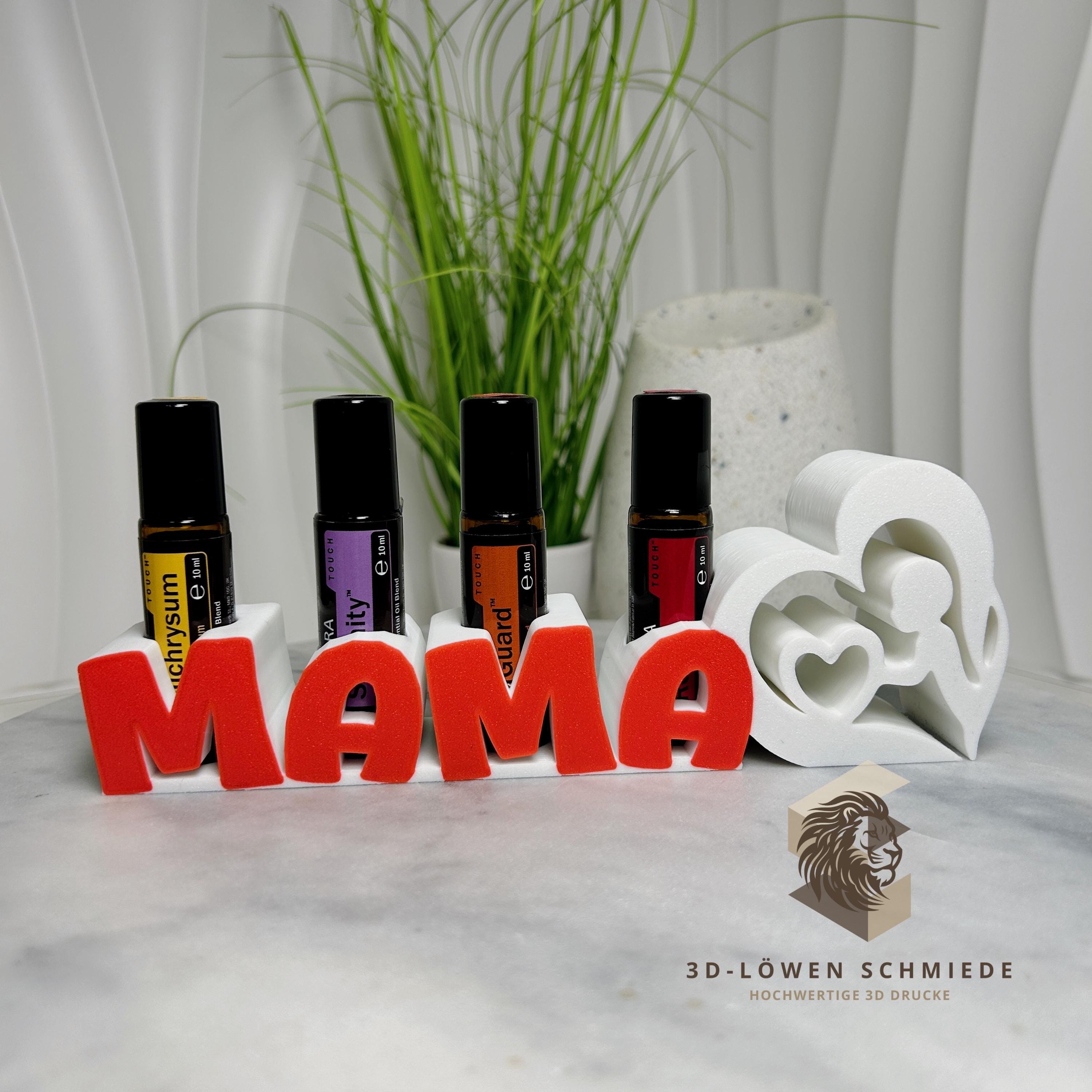 doTERRA Aufsteller für Muttertag Schriftzug „MAMA“ für Ätherische Öle - Geschenkidee - Deko - Liebevolles Muttertagsgeschenk