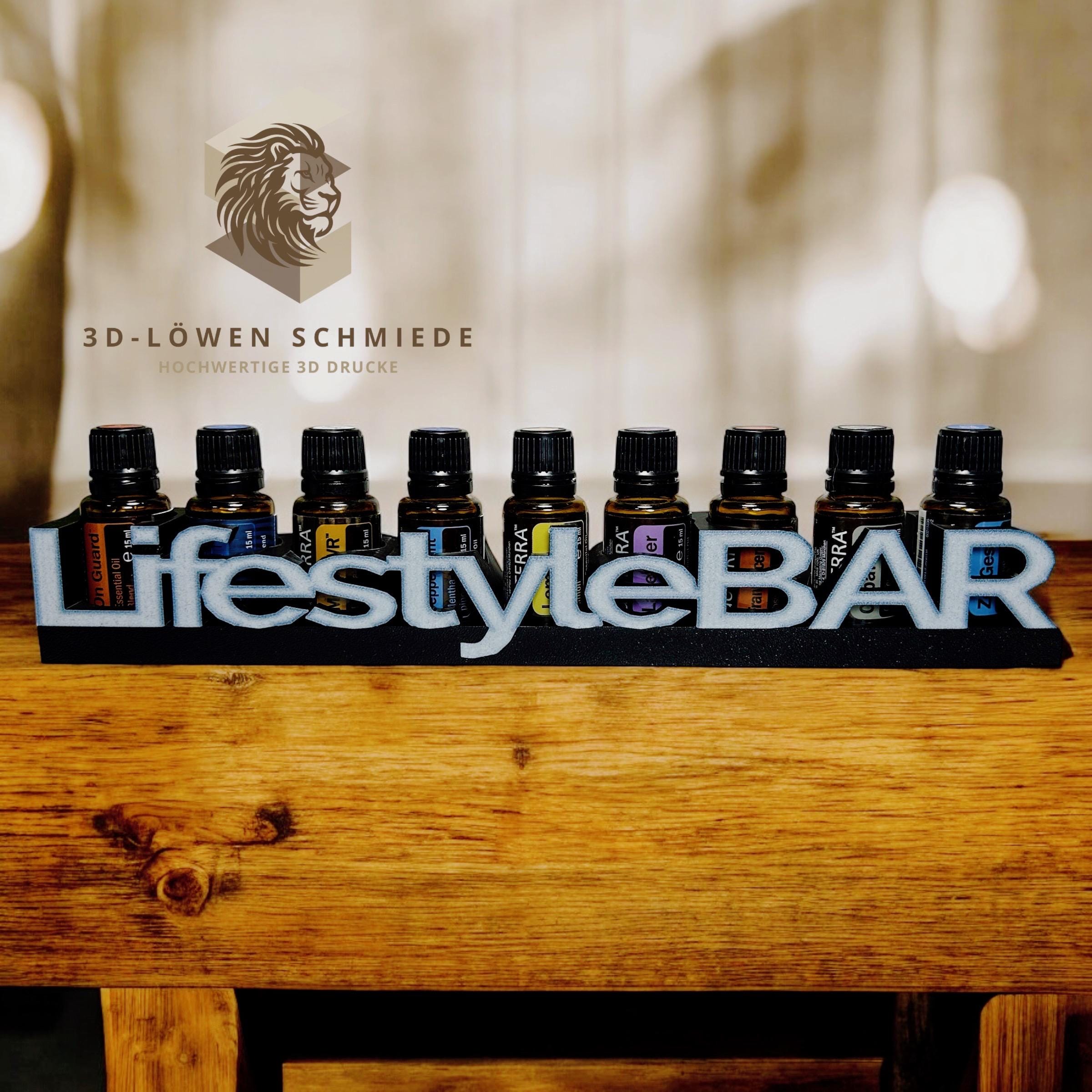 doTERRA LifeStyleBAR Aufsteller / Regal Aufbewahrung für Ätherische Öle für 9x 15ml Fläschen - Geschenkidee - Berater - Organizer