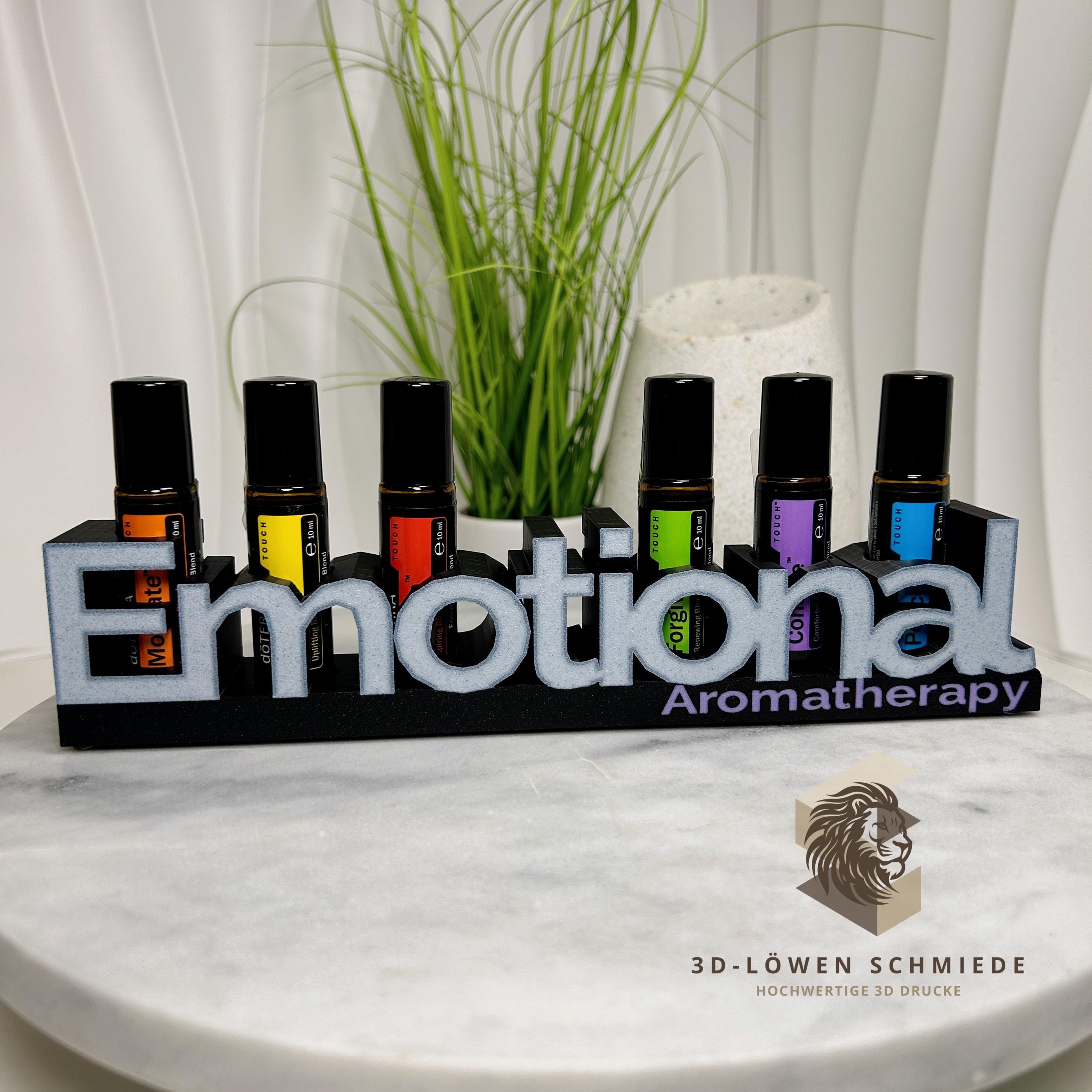 doTERRA Aufsteller Emotional Aromatherapie für Ätherische Öle 6x 10ml Roll On Aufbewahrung, stilvoll, Geschenkidee. Ideal für Emotional Set