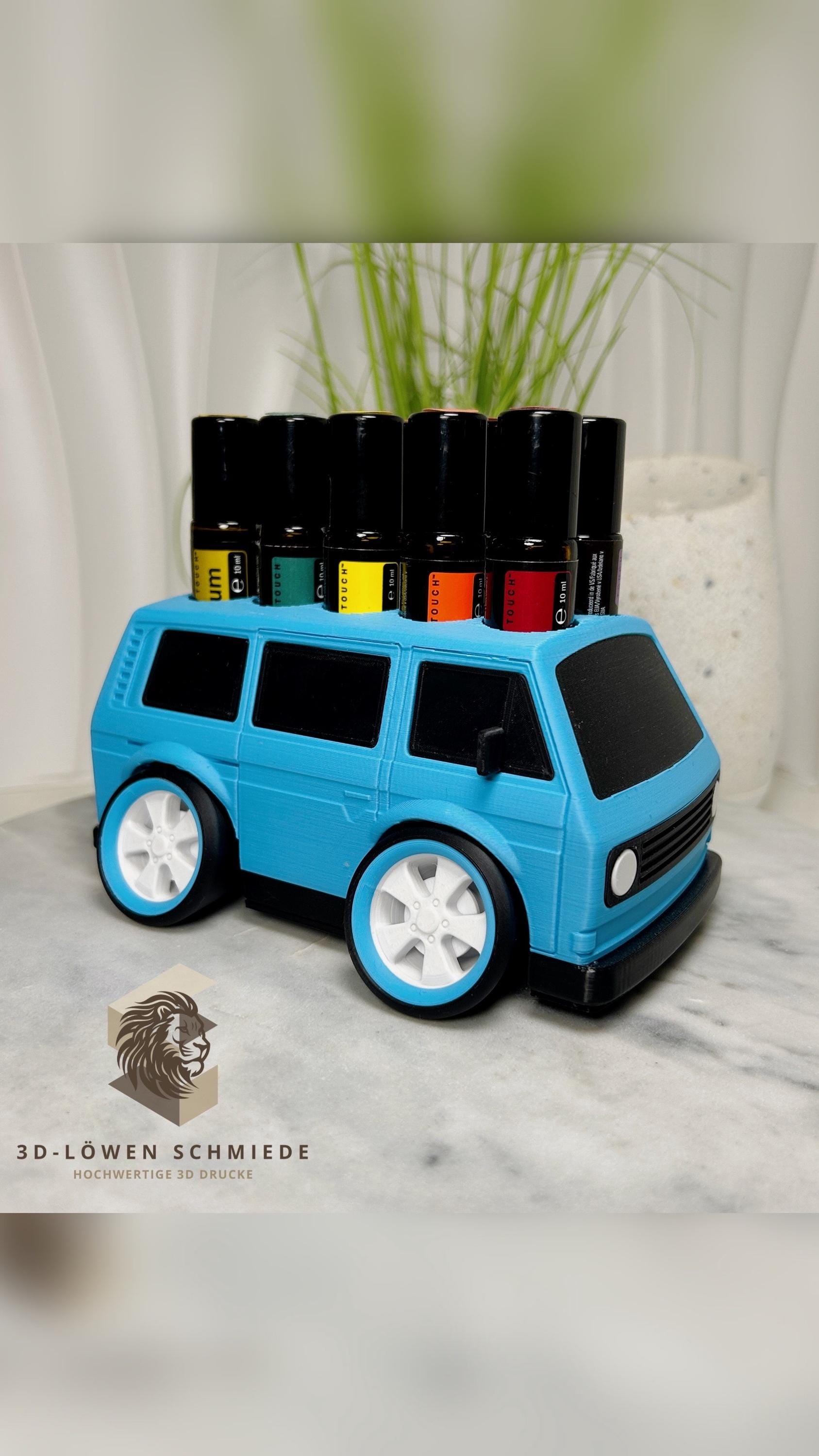 doTERRA Auto Design trifft auf Ätherische Öle für 10x 10 ml Roll-Ons „AromaBully T3“ Aufbewahrung, Geschenkidee, Organizer