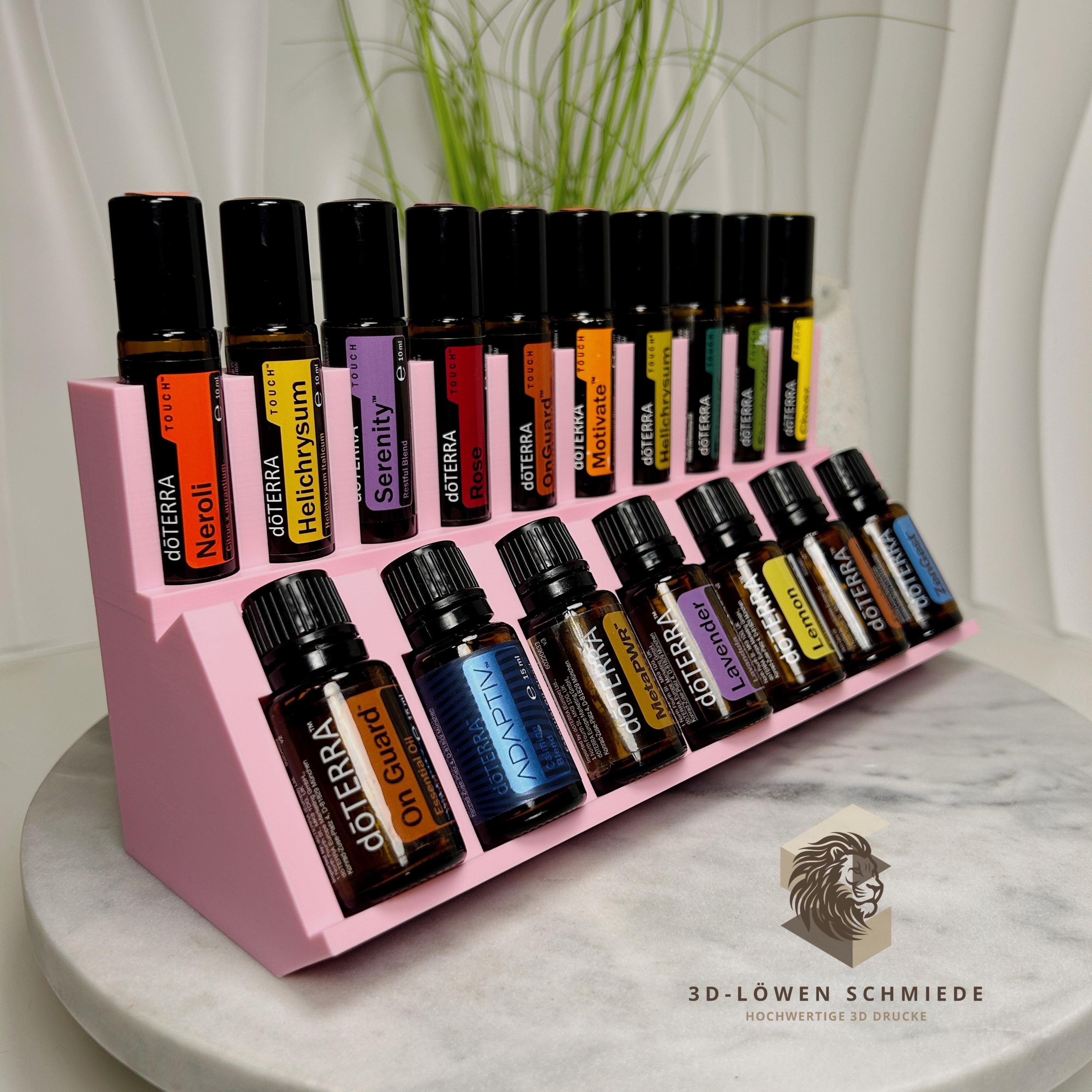 doTERRA Aufsteller Aufbewahrung 10x 10ml / 7x 15ml Ätherische Öle Touch Roll-On‘s - Weiß, Rosa, Schwarz, Beige, andere Farben anfragen