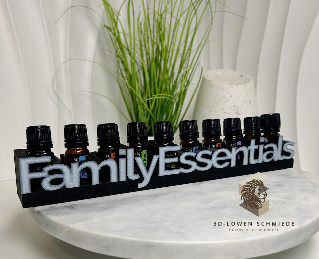 doTERRA Family Essential Aufsteller, kleine Hausapotheke für Ätherische Öle 10x 5ml Essential Kit, Stilvoll, Organizer, Geschenkidee