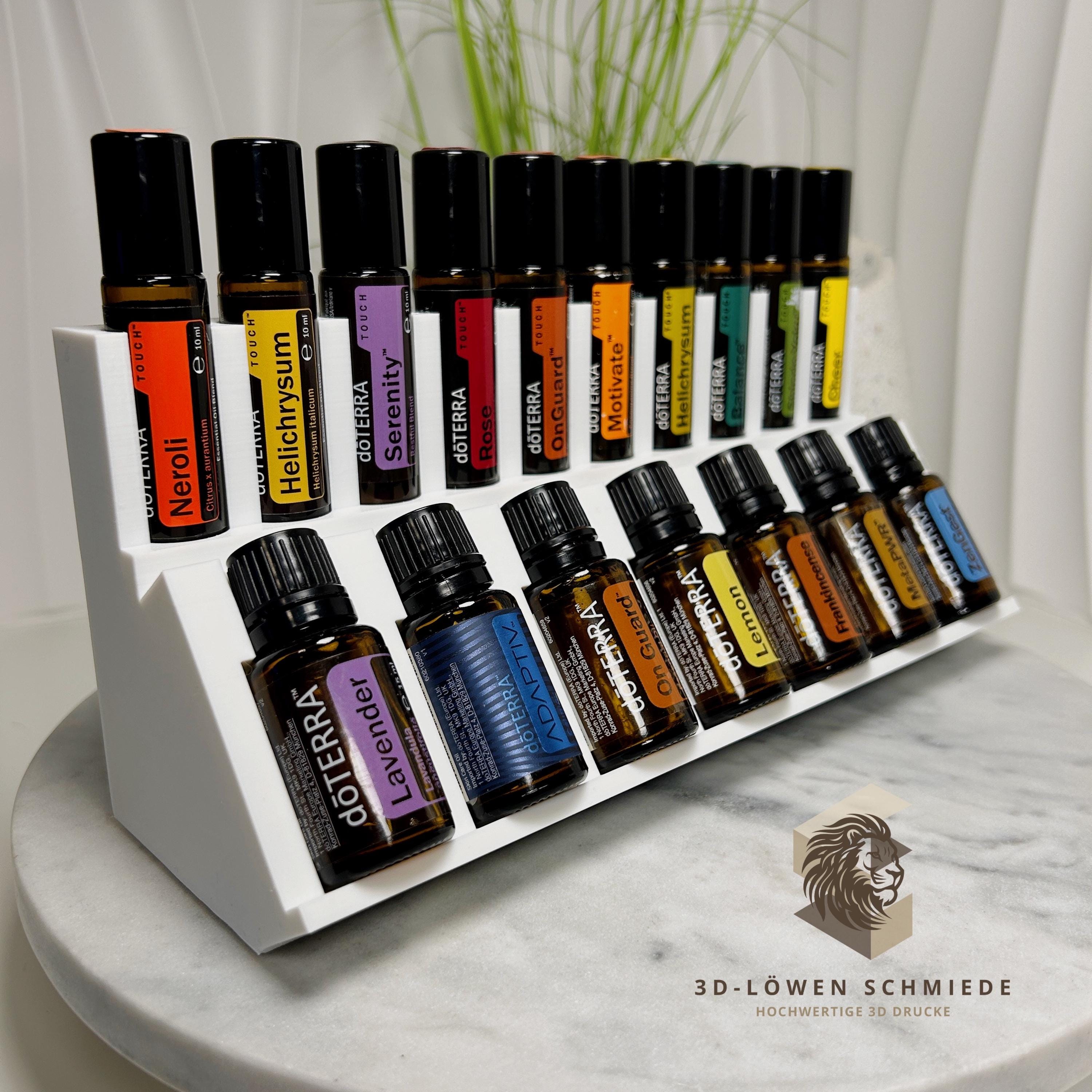 doTERRA Aufsteller Aufbewahrung 10x 10ml / 7x 15ml Ätherische Öle Touch Roll-On‘s - Weiß, Rosa, Schwarz, Beige, andere Farben anfragen