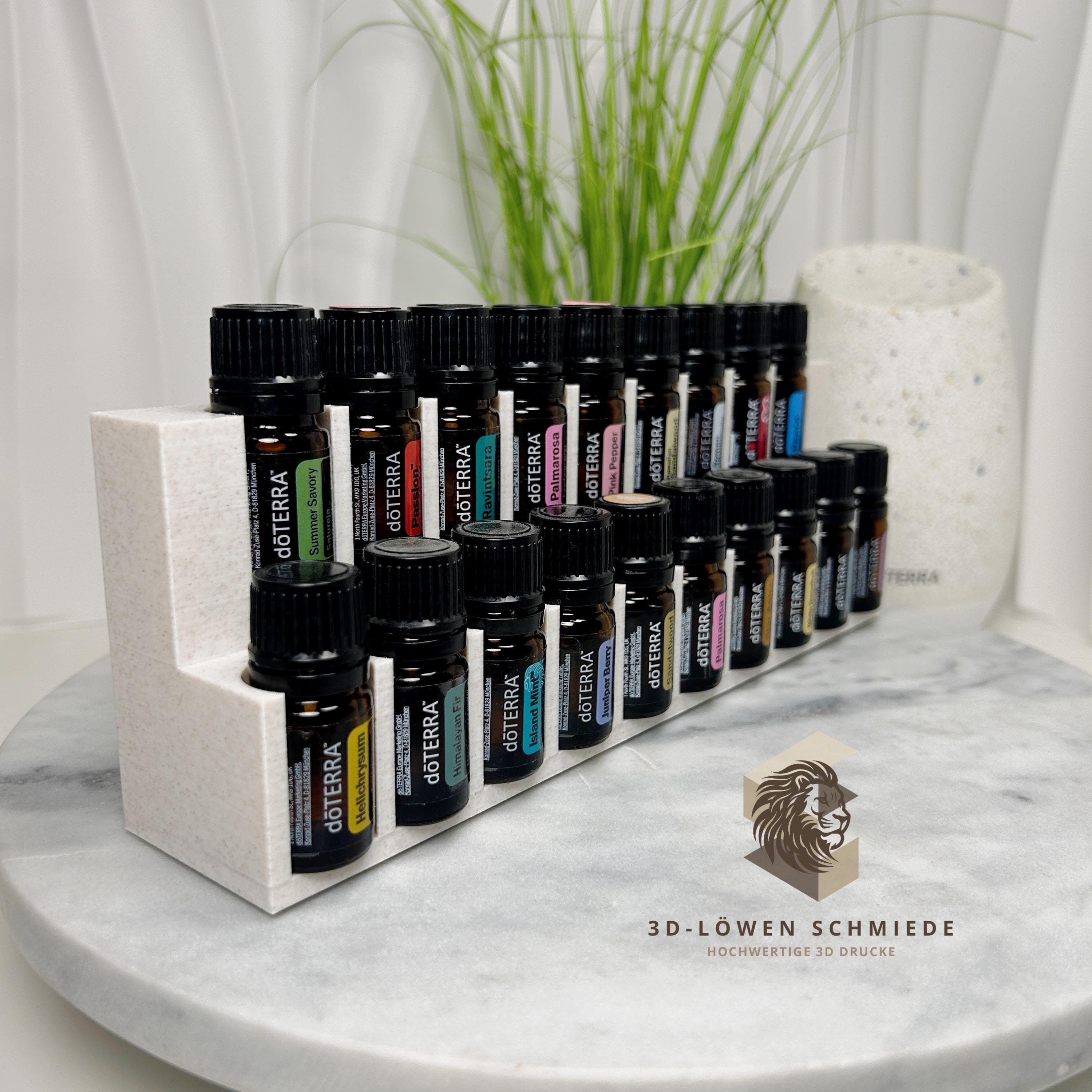 doTERRA Aufsteller für bis zu 29x 5ml Ätherische Öl Flaschen mit Sichtfenster auf die Öle, Stilvoll, Organizer, Aufbewahrung, Geschenkidee