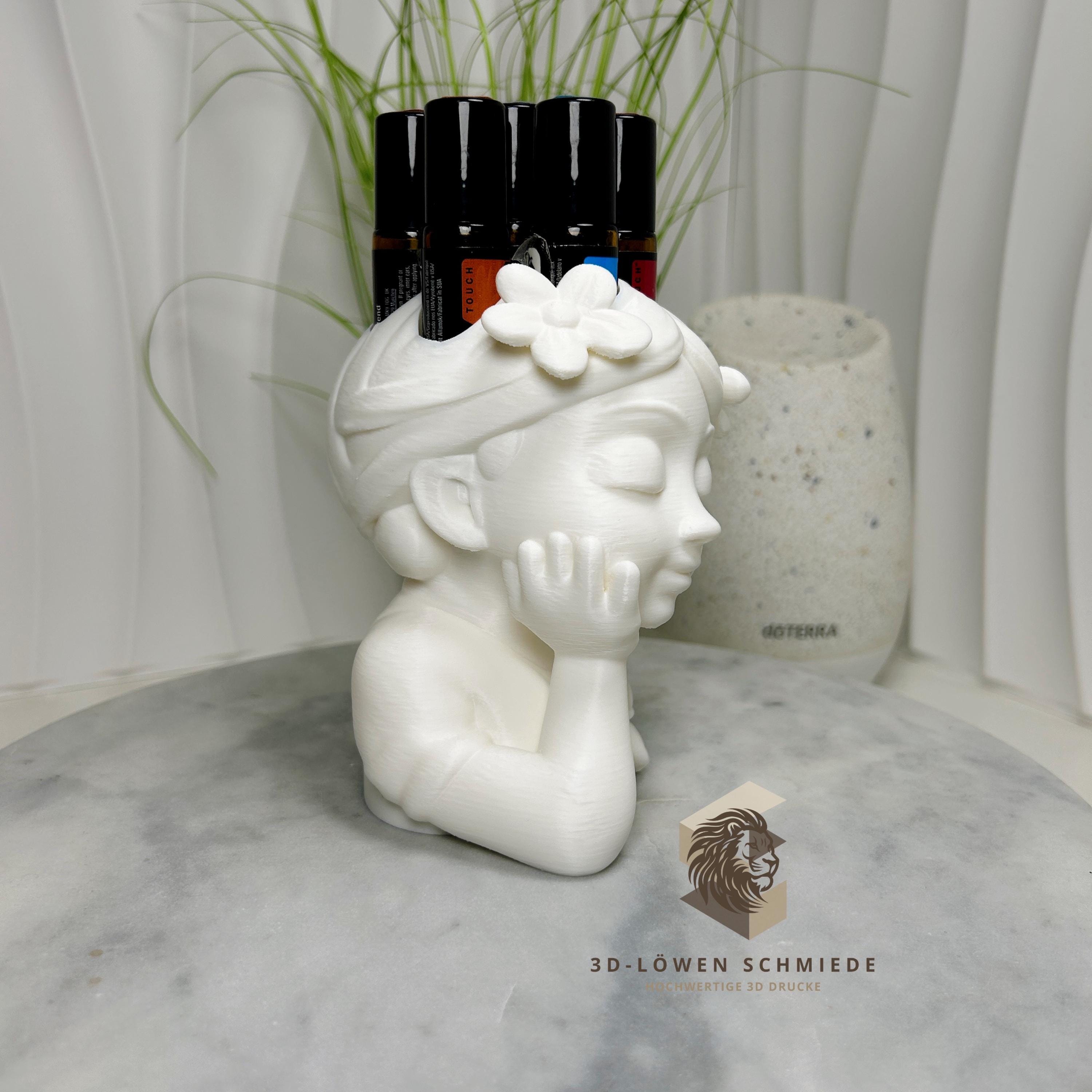 doTERRA Blumenmädchen V3. Aufsteller für Ätherische Öle 7x 10ml Roll-Ons im stilvollem und praktischen Design / Aufbewahrung / Geschenkidee