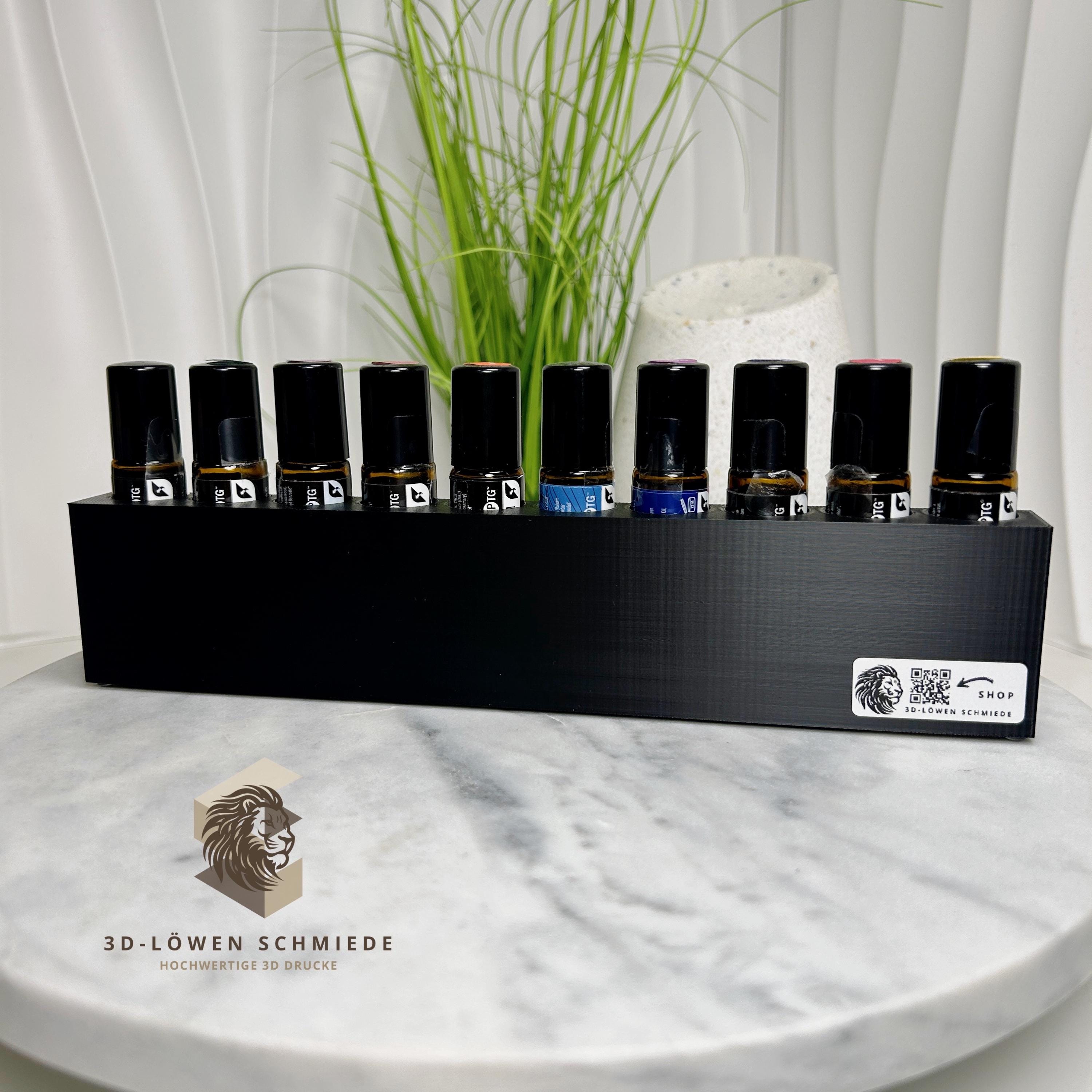 doTERRA Aufsteller / Regal für 10x 10ml Ätherische Öl Touch Roll-On‘s mit Sichtfenster auf die Öle, auch in anderen Farben möglich