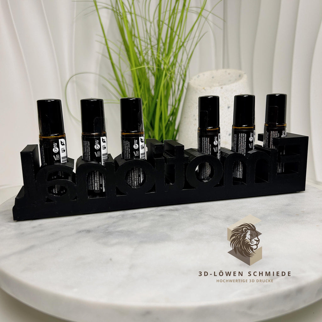 doTERRA Aufsteller Emotional Aromatherapie für Ätherische Öle 6x 10ml Roll On Aufbewahrung, stilvoll, Geschenkidee. Ideal für Emotional Set