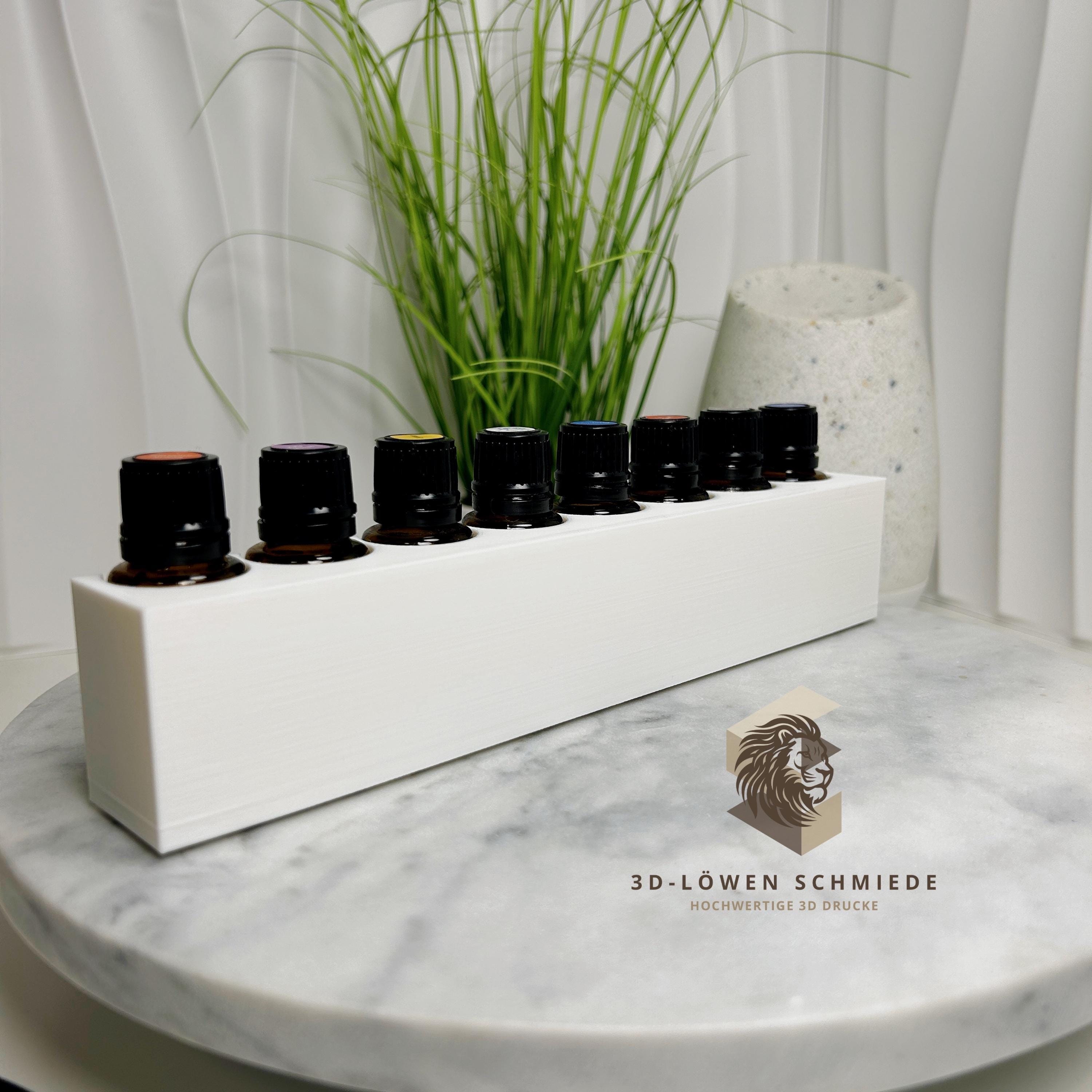 doTERRA Aufsteller für bis zu 32x 15ml Ätherische Öl Flaschen mit Sichtfenster auf die Öle, Stilvoll - Aufbewahrung - Geschenkidee