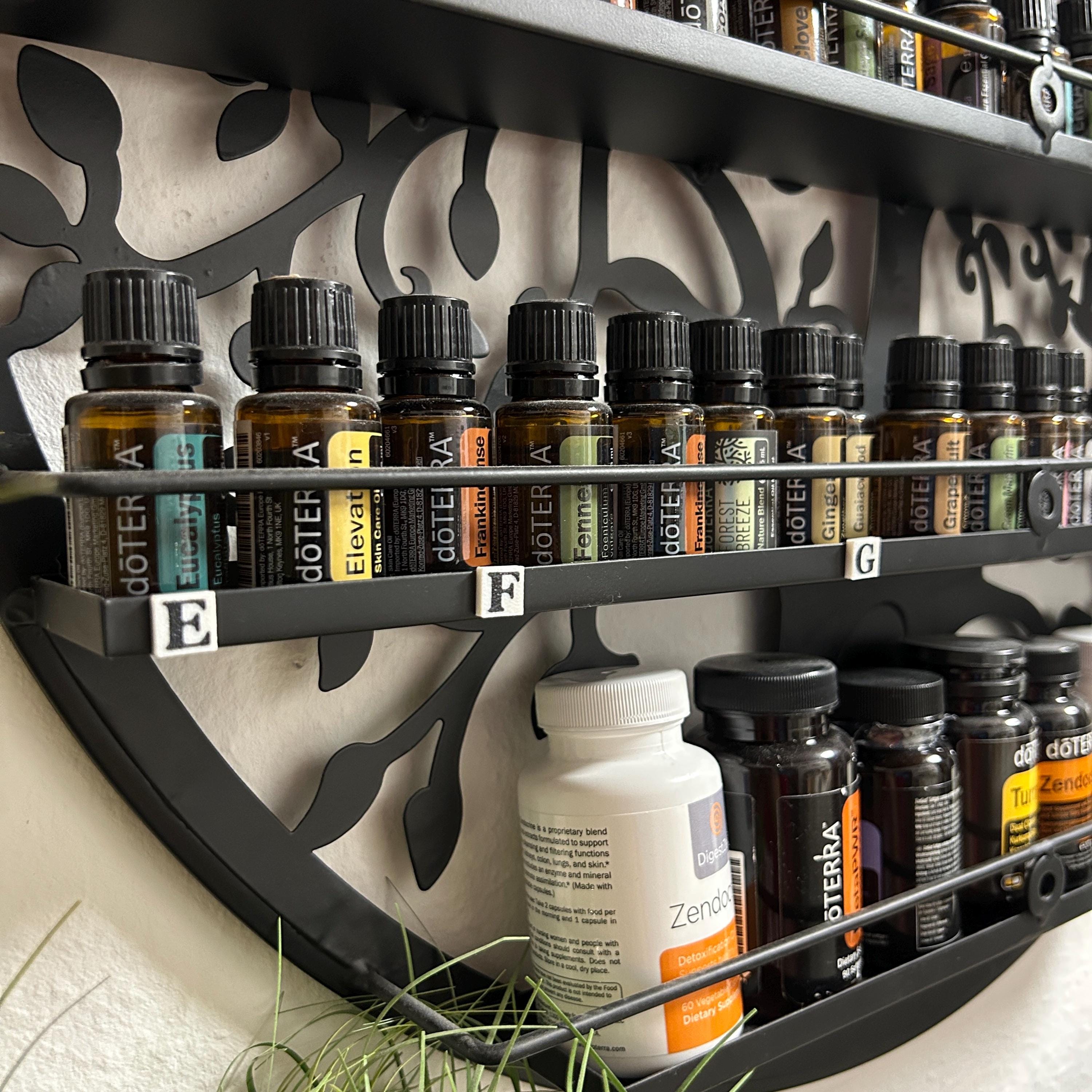 doTERRA Buchstaben Magnetisch für Regal von A bis Z zum Organisieren eurer Ätherischen Öle, Ordnung ist das Ziel, alle Öle auf einen Blick