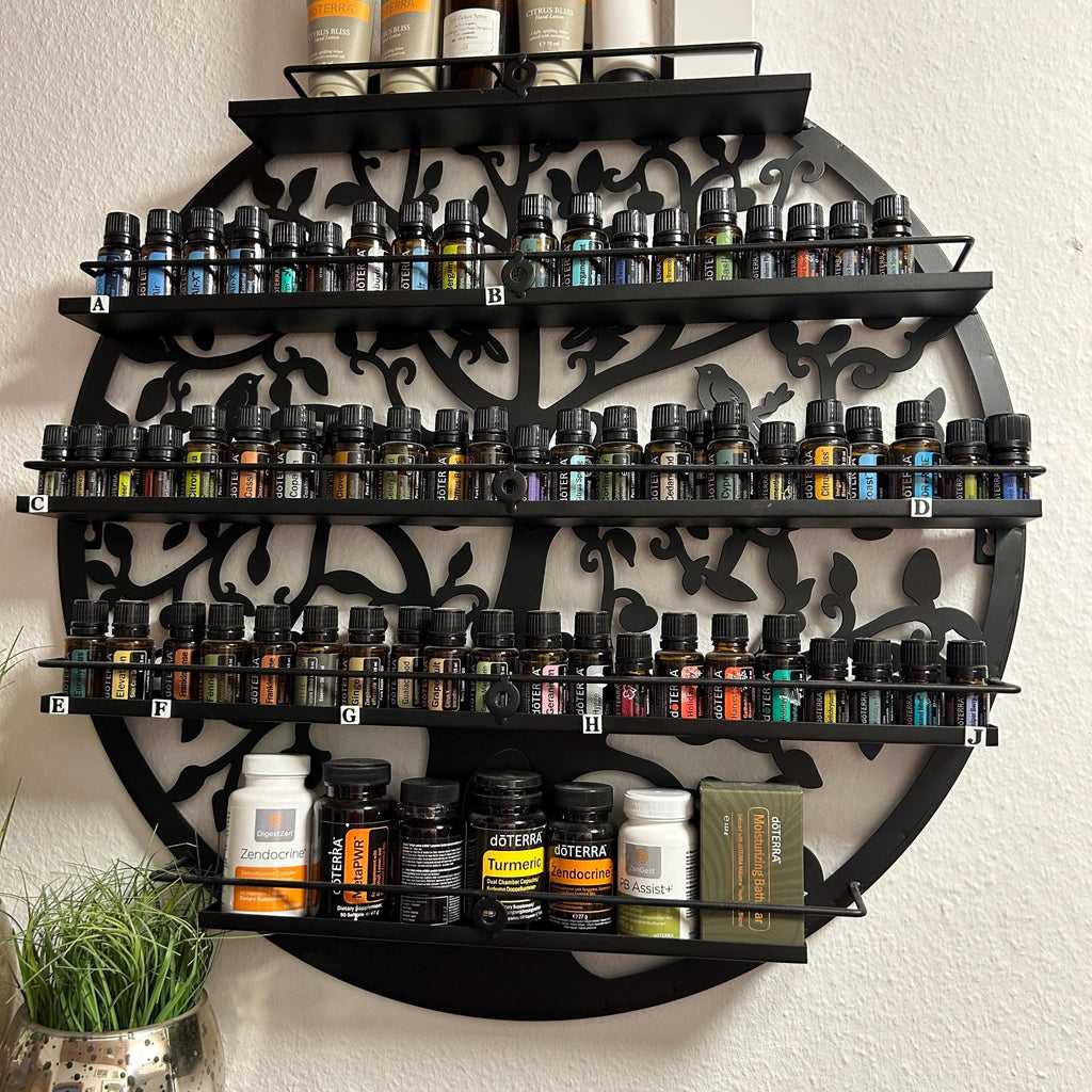 doTERRA Buchstaben Magnetisch für Regal von A bis Z zum Organisieren eurer Ätherischen Öle, Ordnung ist das Ziel, alle Öle auf einen Blick