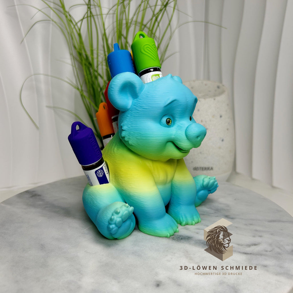 doTERRA Aufsteller KidsCollection AromaBär für Ätherische Öle Platz für 7x 10ml Roll On - Deko - Geschenk - Aufbewahrung