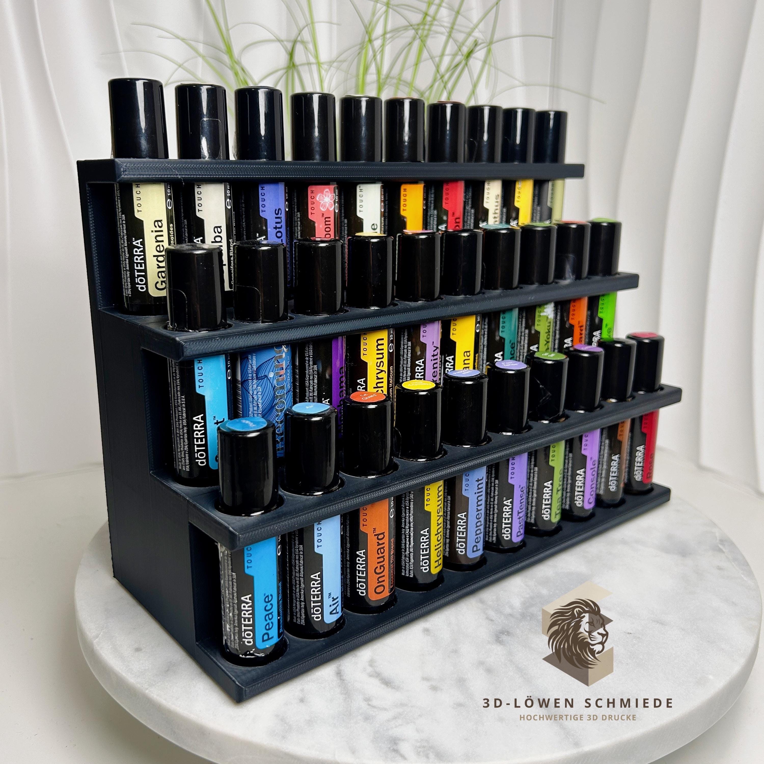 doTERRA Aufsteller Roll On‘s XXL 30x 10ml Ätherische Öl, Sicherer Stand, Modern Stilvolle Aufbewahrung, Geschenkidee