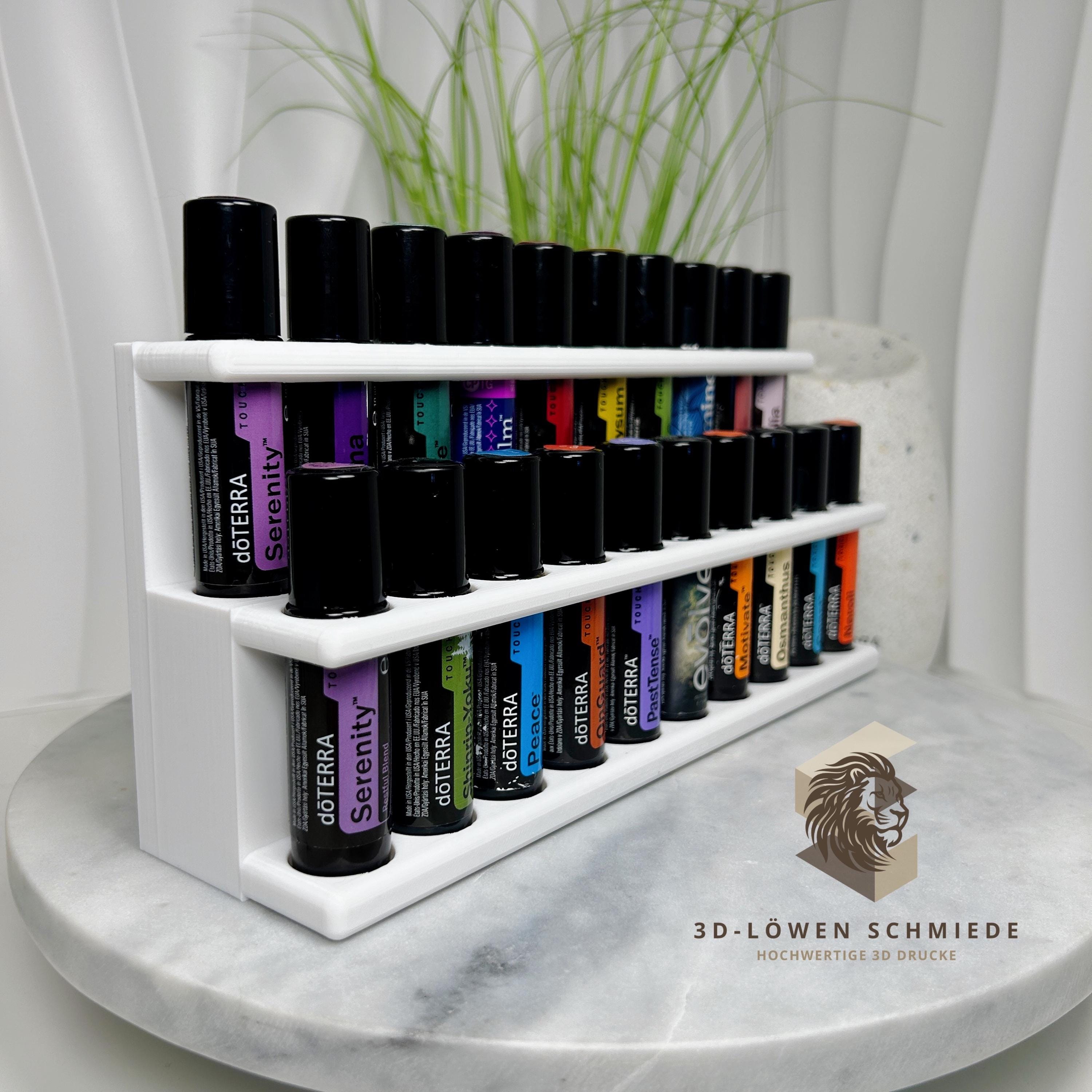 doTERRA Aufsteller Roll On‘s XXL 30x 10ml Ätherische Öl, Sicherer Stand, Modern Stilvolle Aufbewahrung, Geschenkidee