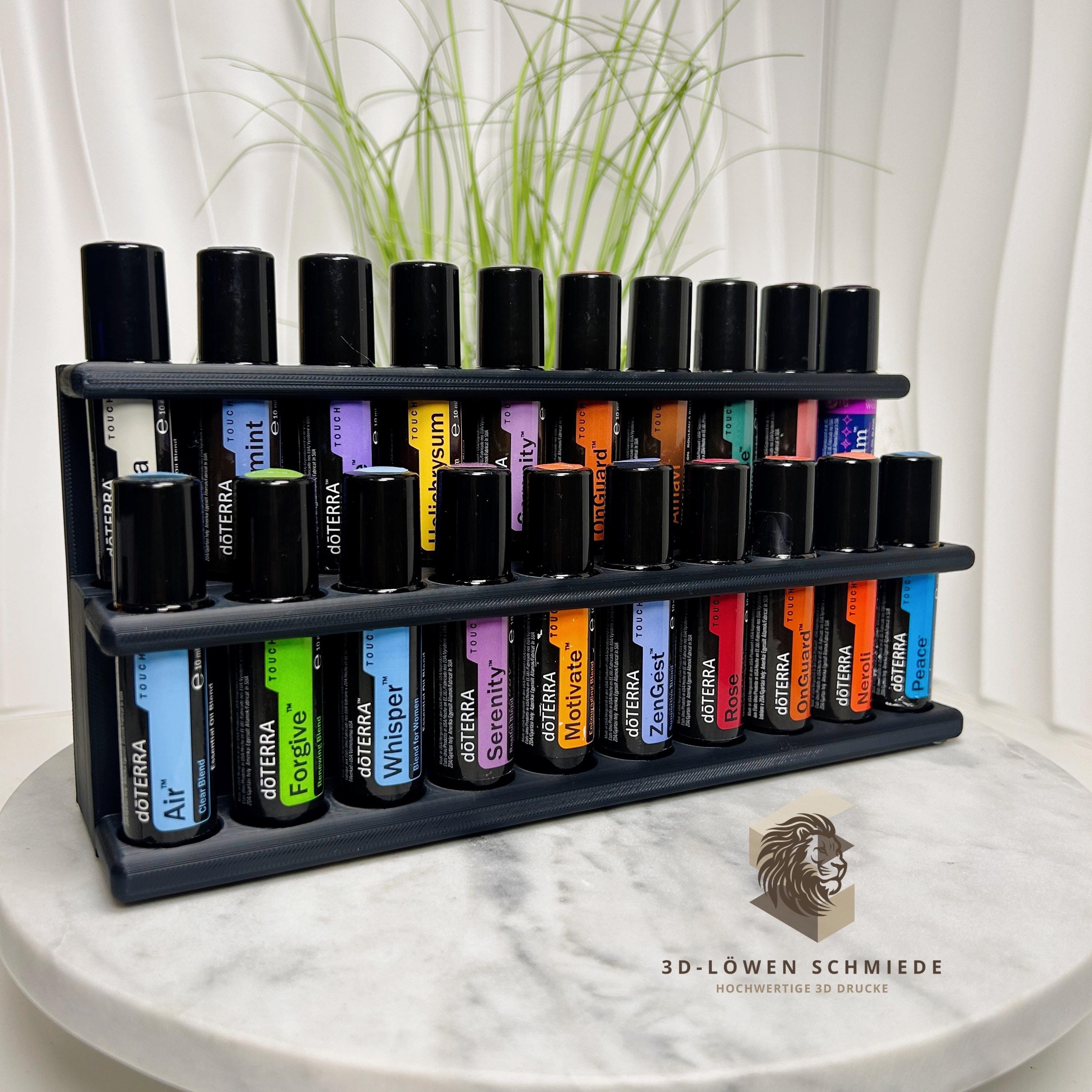 doTERRA Aufsteller Roll On‘s XXL 30x 10ml Ätherische Öl, Sicherer Stand, Modern Stilvolle Aufbewahrung, Geschenkidee
