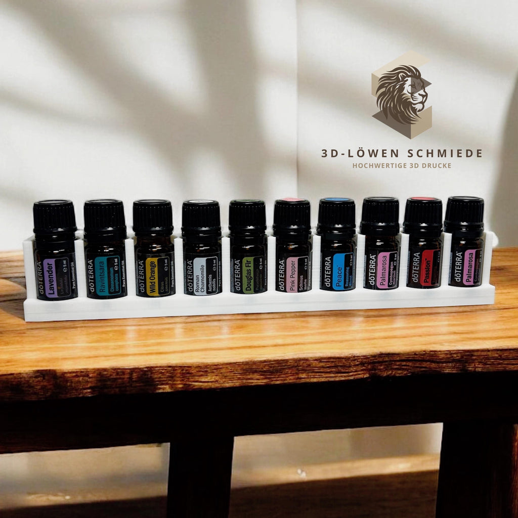 doTERRA Aufsteller für bis zu 29x 5ml Ätherische Öl Flaschen mit Sichtfenster auf die Öle, Stilvoll, Organizer, Aufbewahrung, Geschenkidee