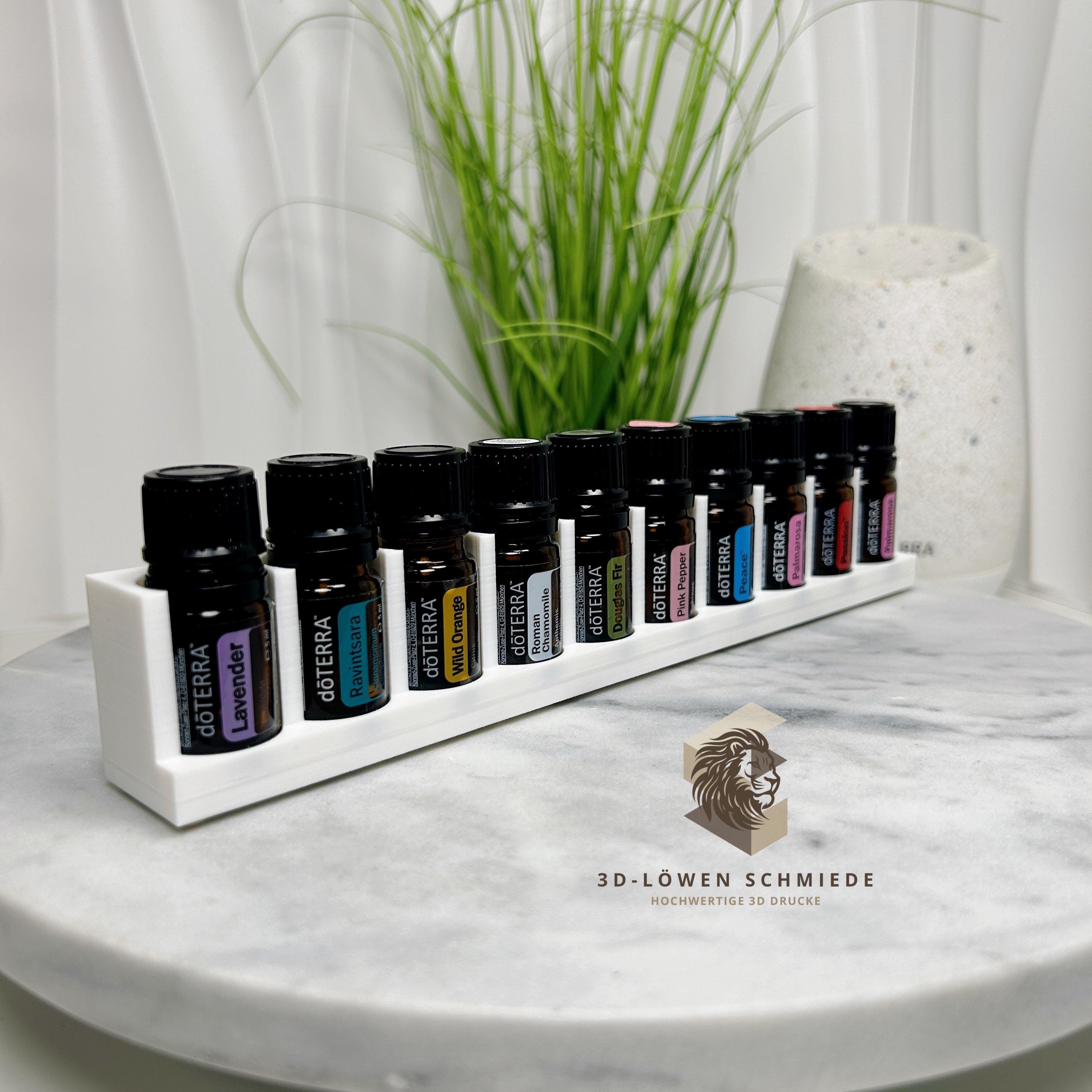 doTERRA Aufsteller für bis zu 29x 5ml Ätherische Öl Flaschen mit Sichtfenster auf die Öle, Stilvoll, Organizer, Aufbewahrung, Geschenkidee