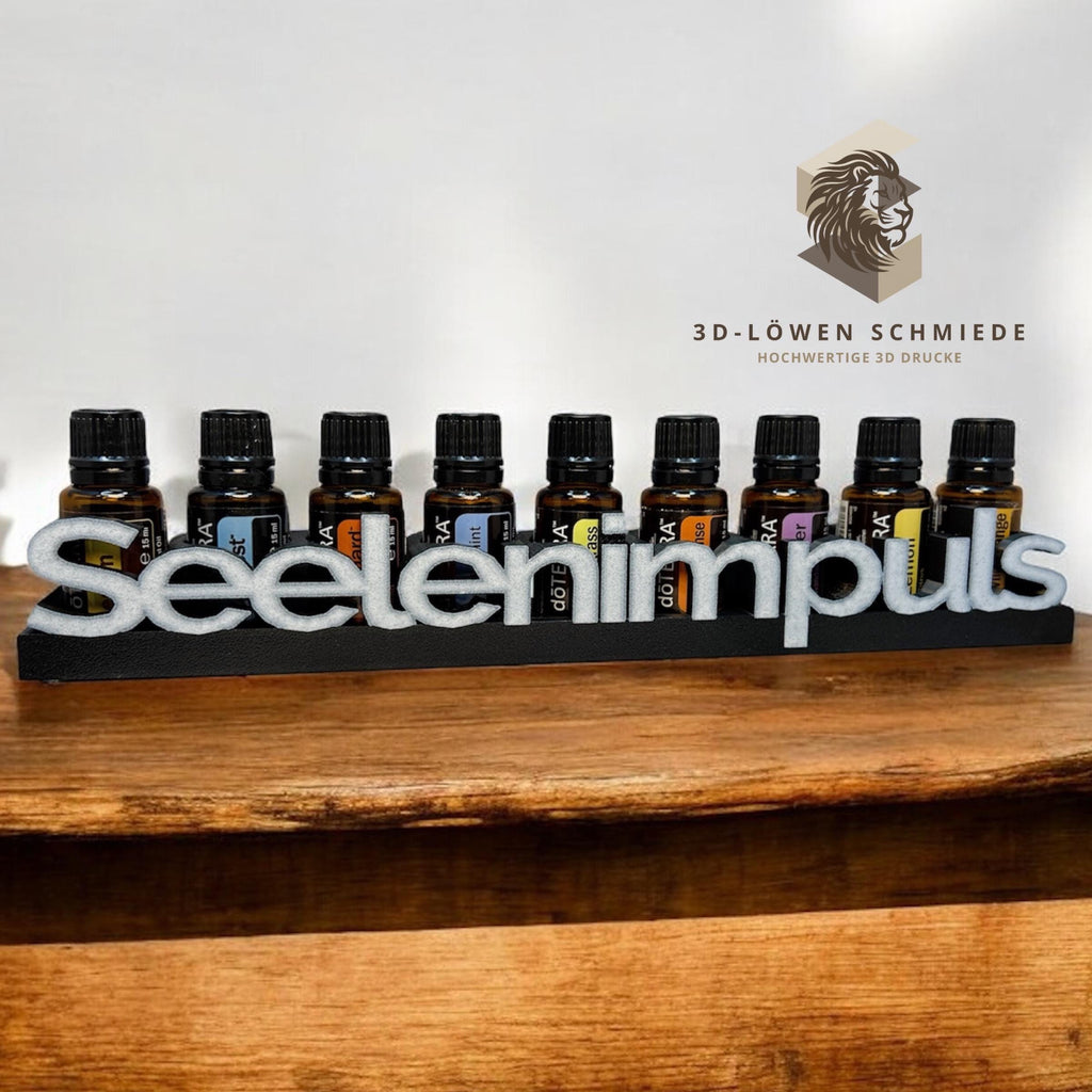 doTERRA Aufsteller Seelenimpuls, Aufbewahrung für Ätherische Öle Platz für 9x 15ml Fläschen - Geschenkidee - Berater - Organizer