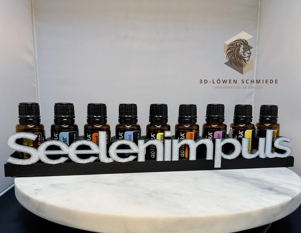 doTERRA Aufsteller Seelenimpuls, Aufbewahrung für Ätherische Öle Platz für 9x 15ml Fläschen - Geschenkidee - Berater - Organizer