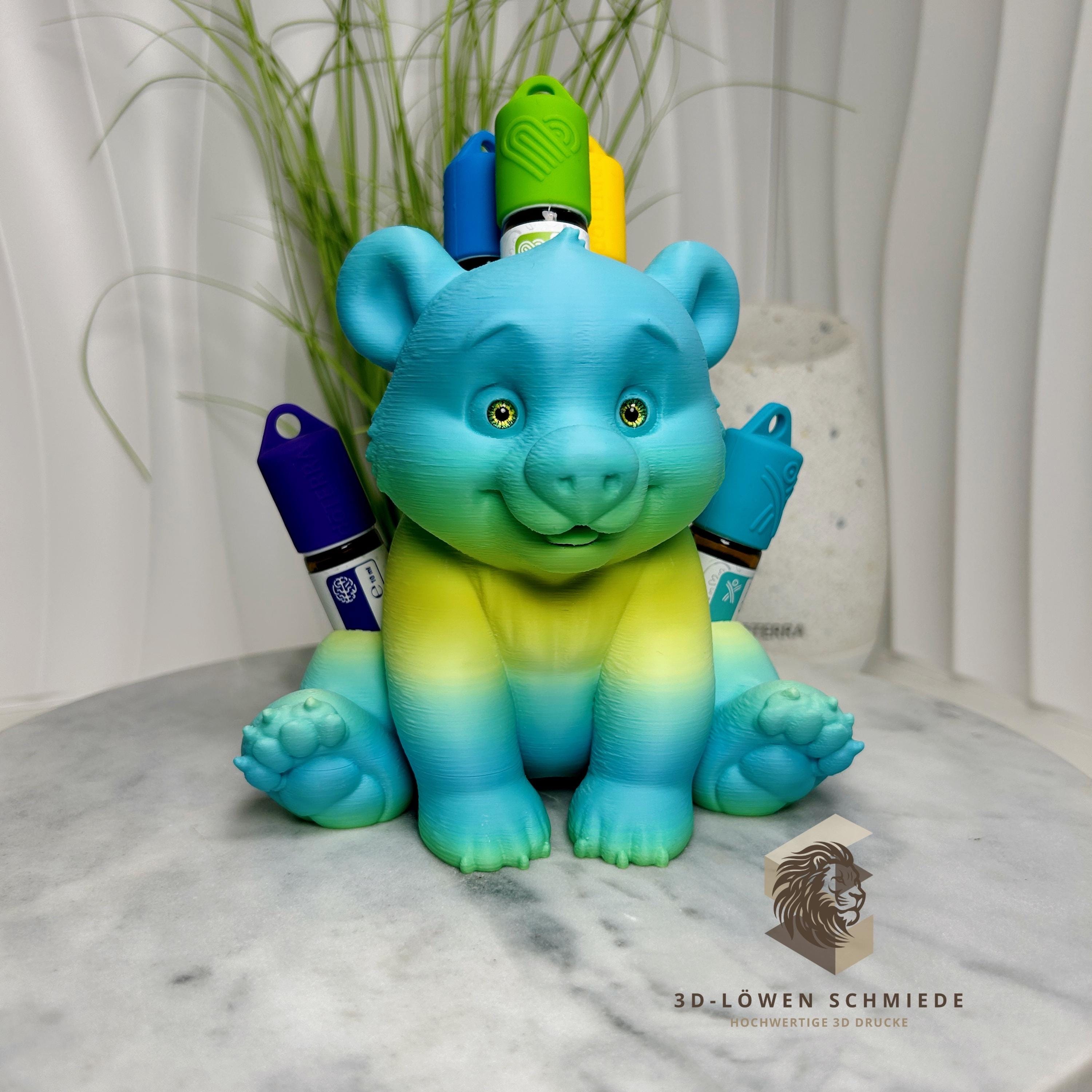doTERRA Aufsteller KidsCollection AromaBär für Ätherische Öle Platz für 7x 10ml Roll On - Deko - Geschenk - Aufbewahrung