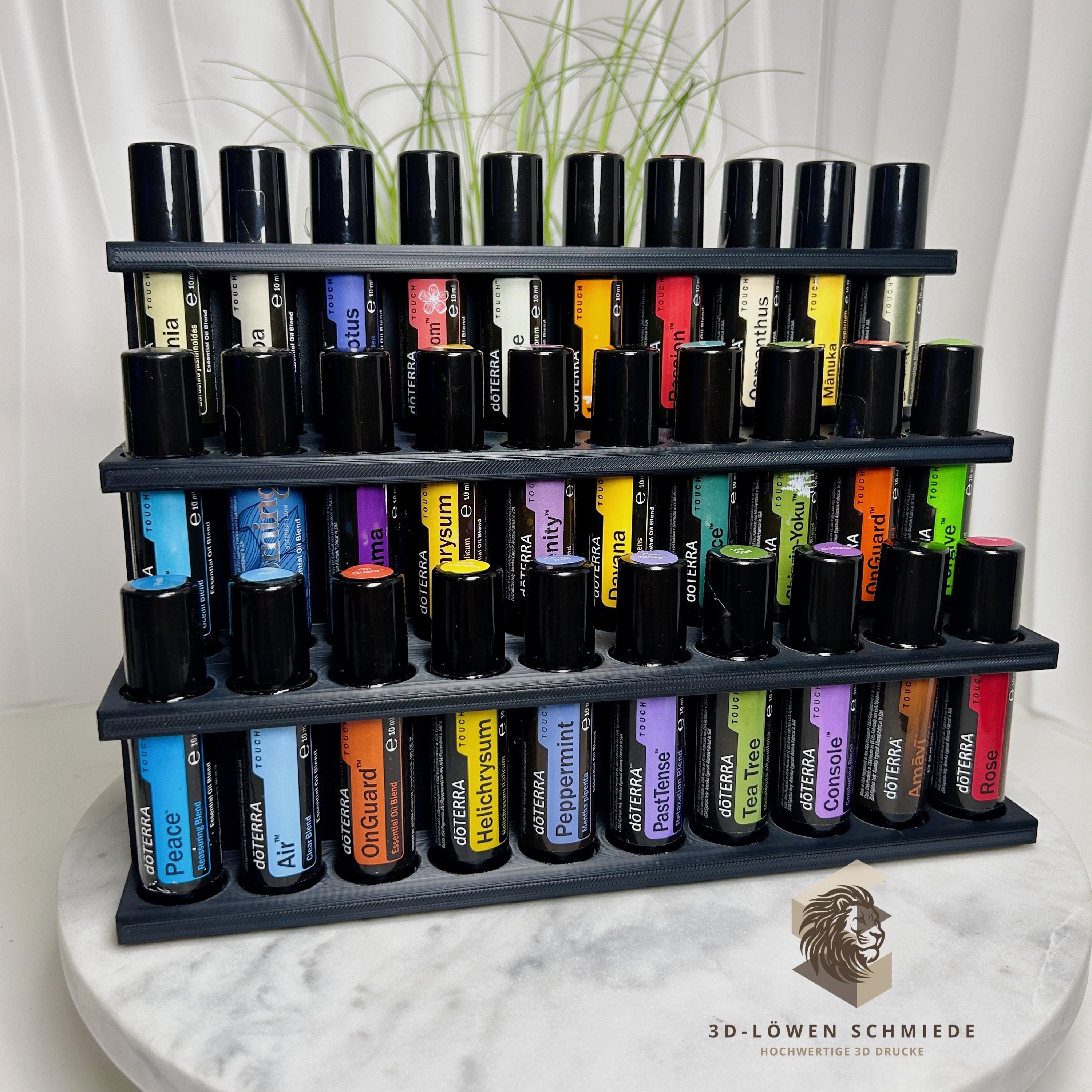 doTERRA Aufsteller Roll On‘s XXL 30x 10ml Ätherische Öl, Sicherer Stand, Modern Stilvolle Aufbewahrung, Geschenkidee