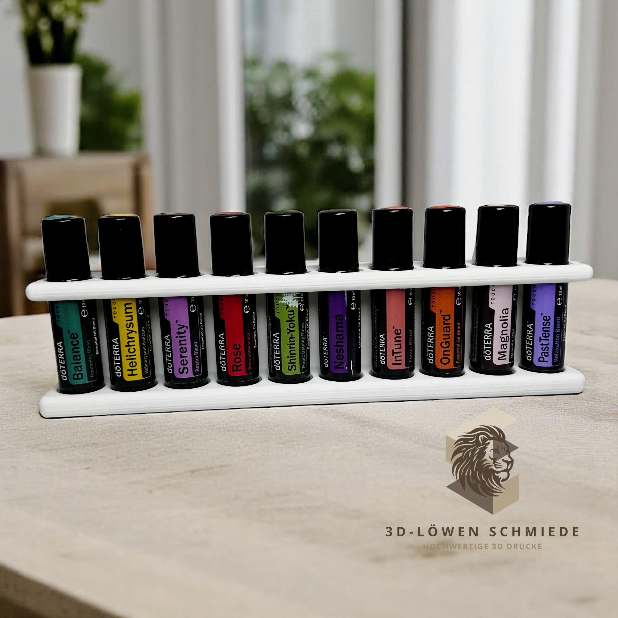 doTERRA Aufsteller Roll On‘s XXL 30x 10ml Ätherische Öl, Sicherer Stand, Modern Stilvolle Aufbewahrung, Geschenkidee