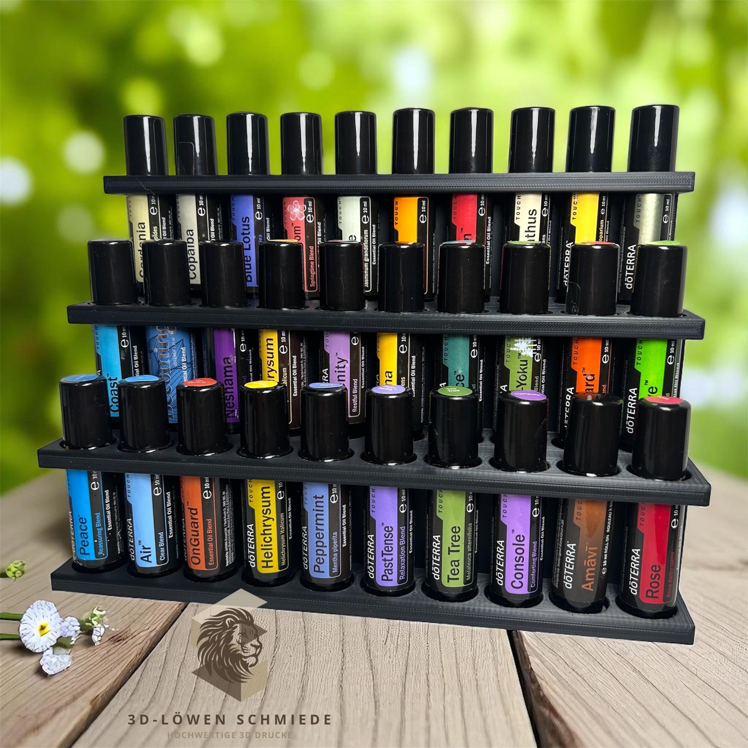 doTERRA Aufsteller Roll On‘s XXL 30x 10ml Ätherische Öl, Sicherer Stand, Modern Stilvolle Aufbewahrung, Geschenkidee
